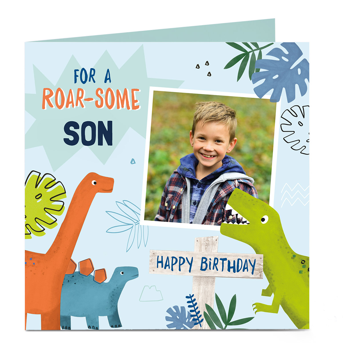Photo Birthday Card - Roar-some, Any Relation