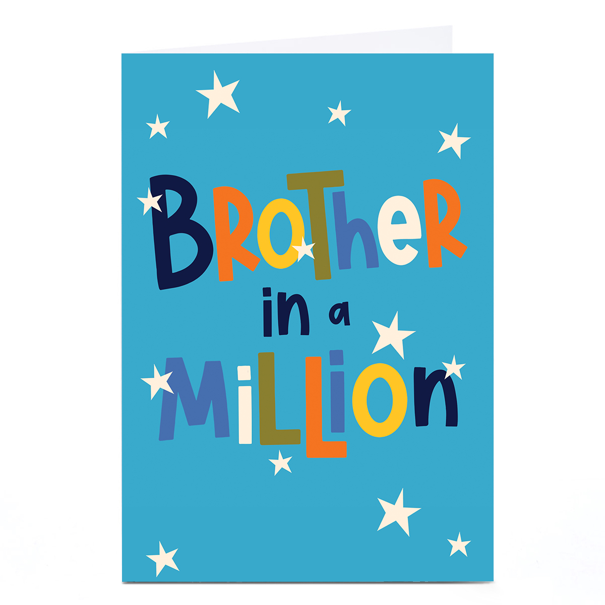 Personalised Birthday Card - Brother in a Million