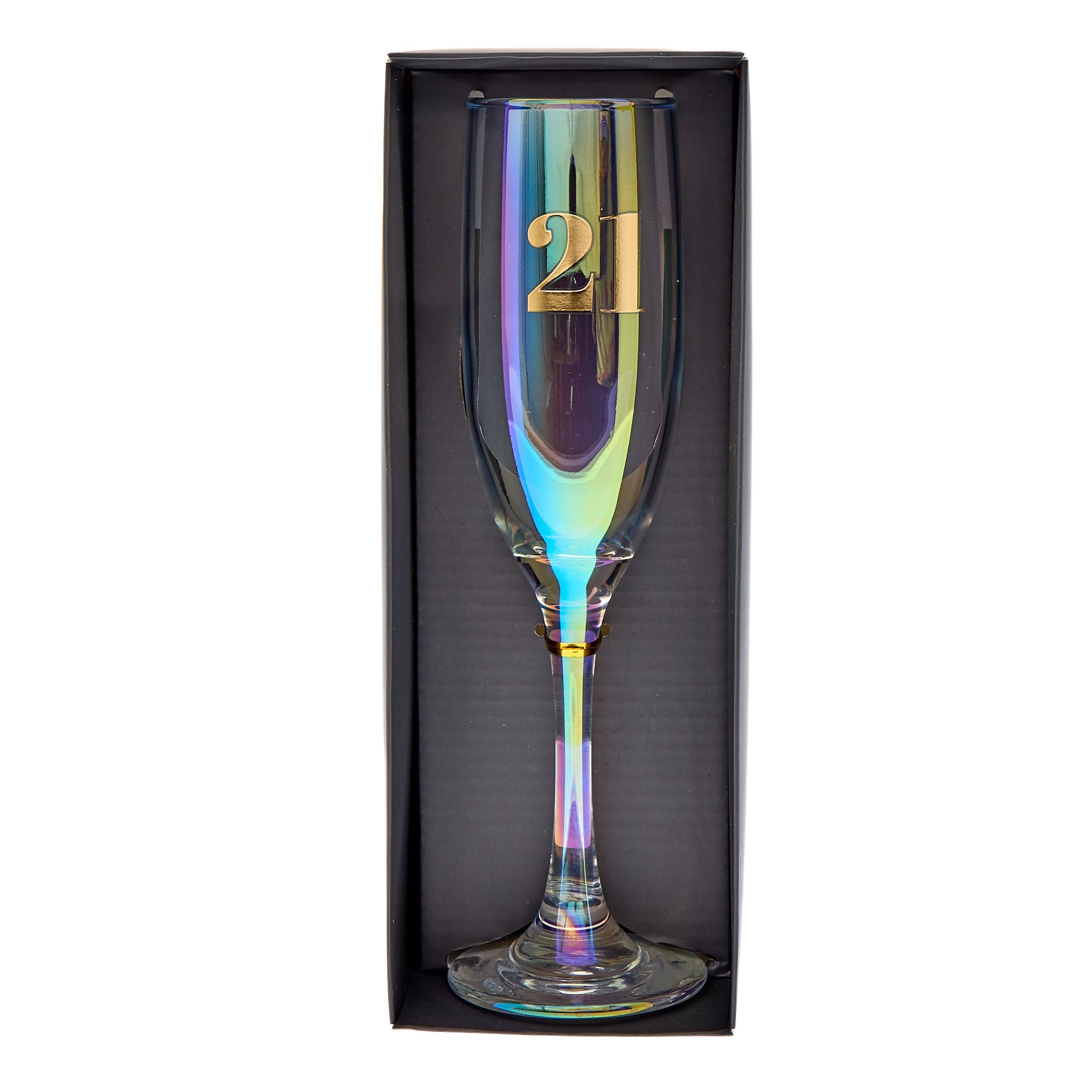 21st Birthday Champagne Flute