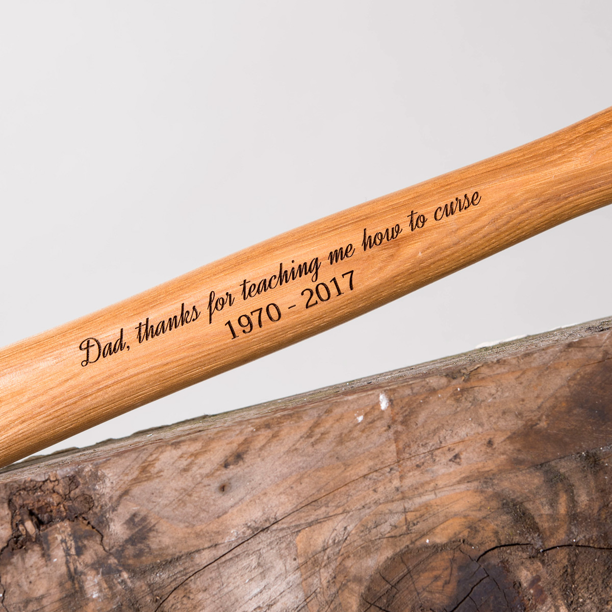 Personalised Engraved Wooden Hammer - Any Message