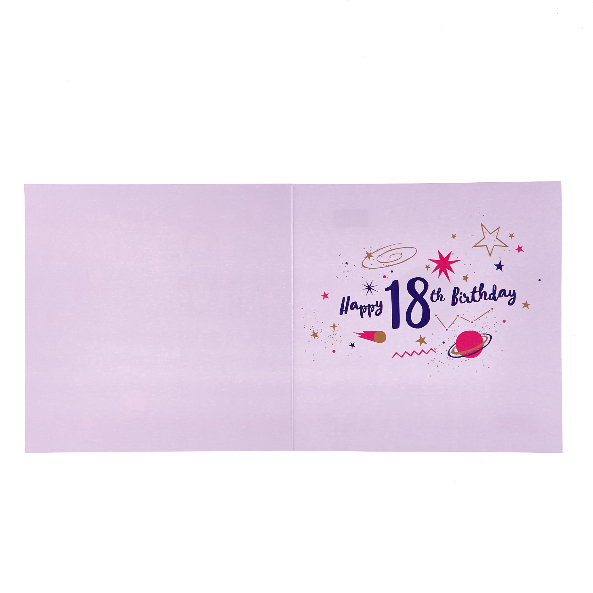 Platinum Collection 18th Birthday Card - Cosmic