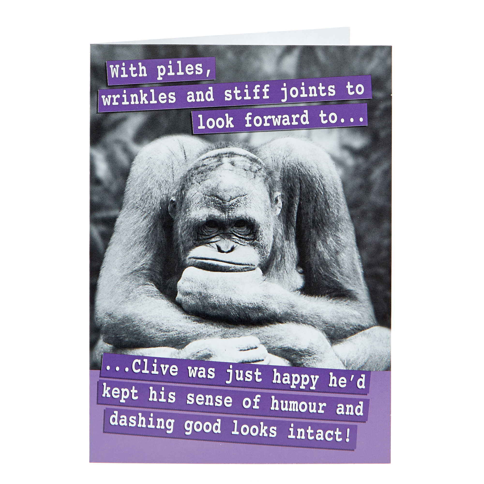 Birthday Card - Wrinkles & Stiff Joints