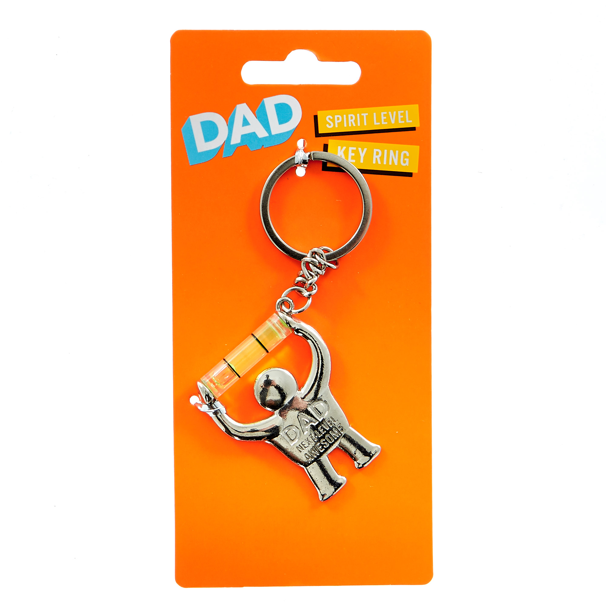 Dad Spirit Level Keyring 