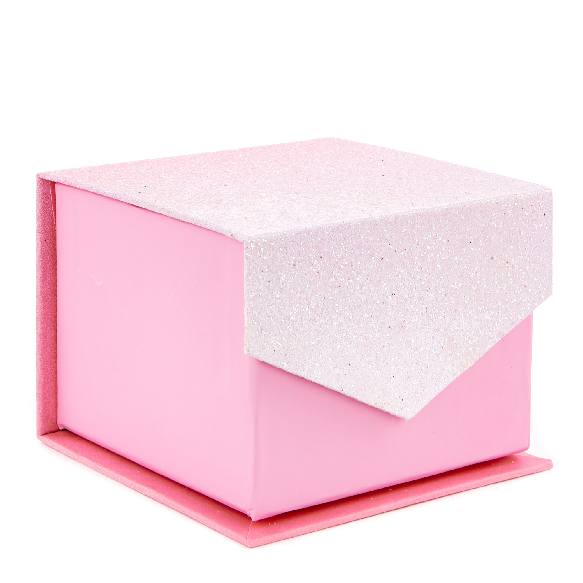 Pink Glitter Jewellery Boxes - Set Of 2