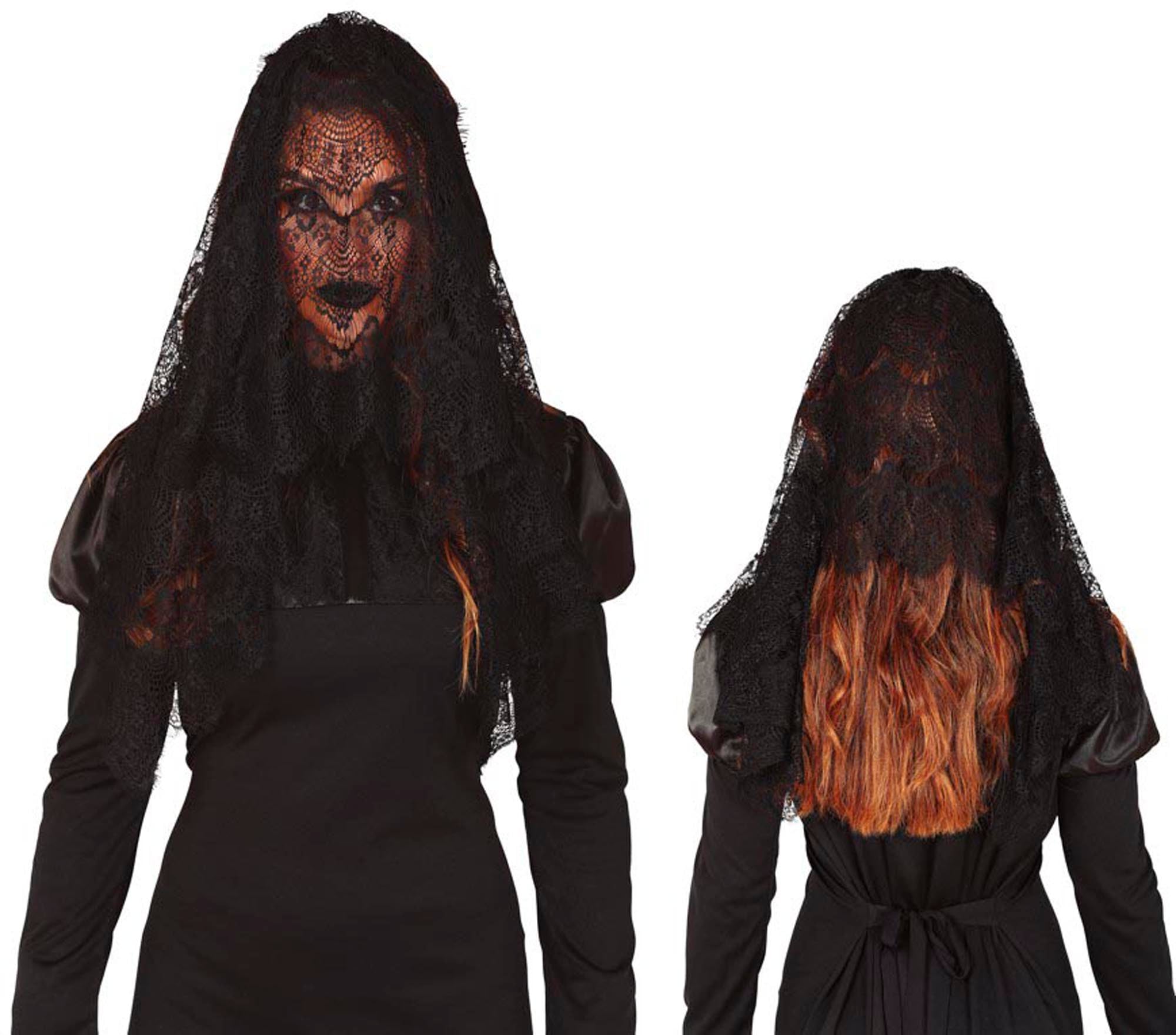 Fancy Dress Black Veil