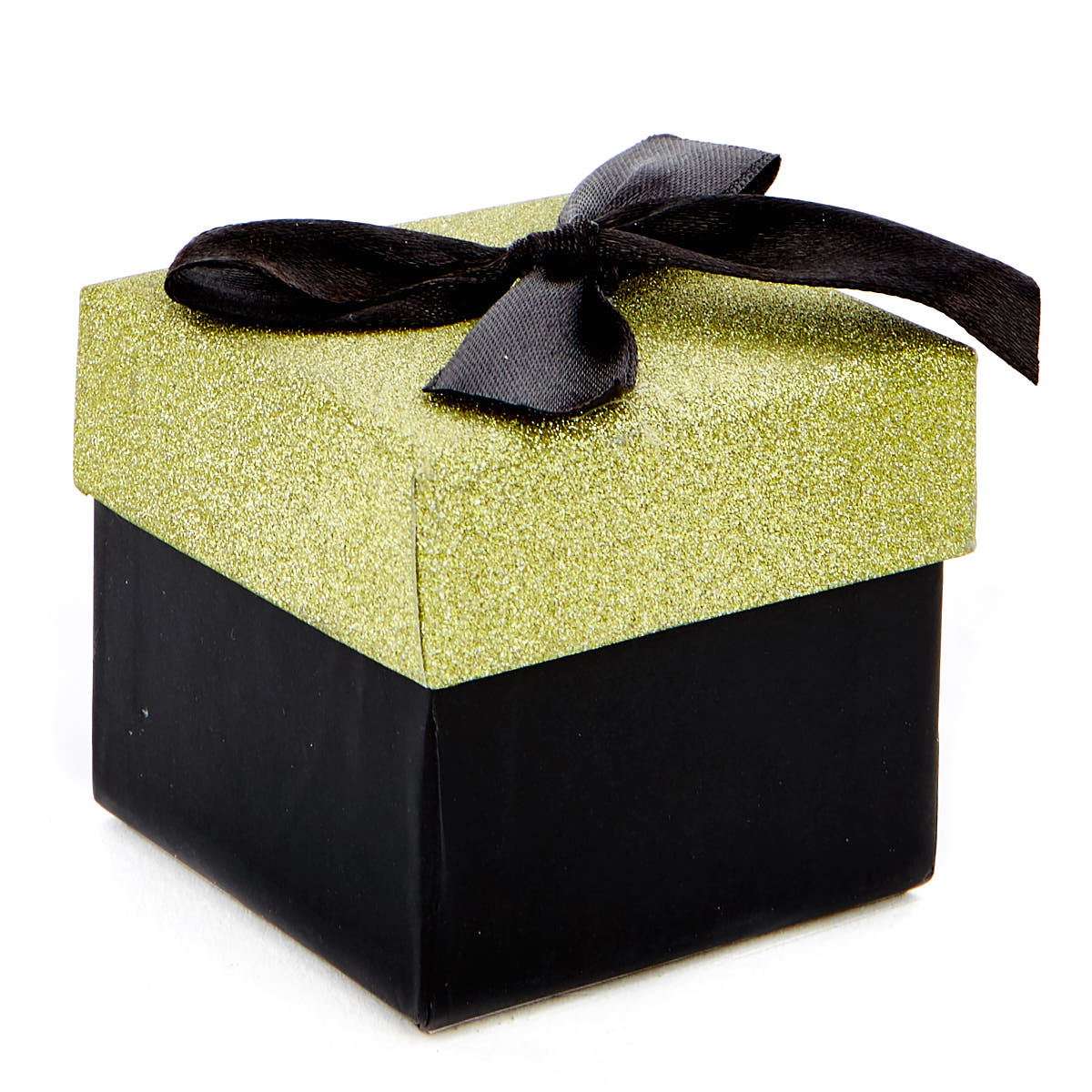 Glittery Gold & Black Jewellery Boxes - Set of 3