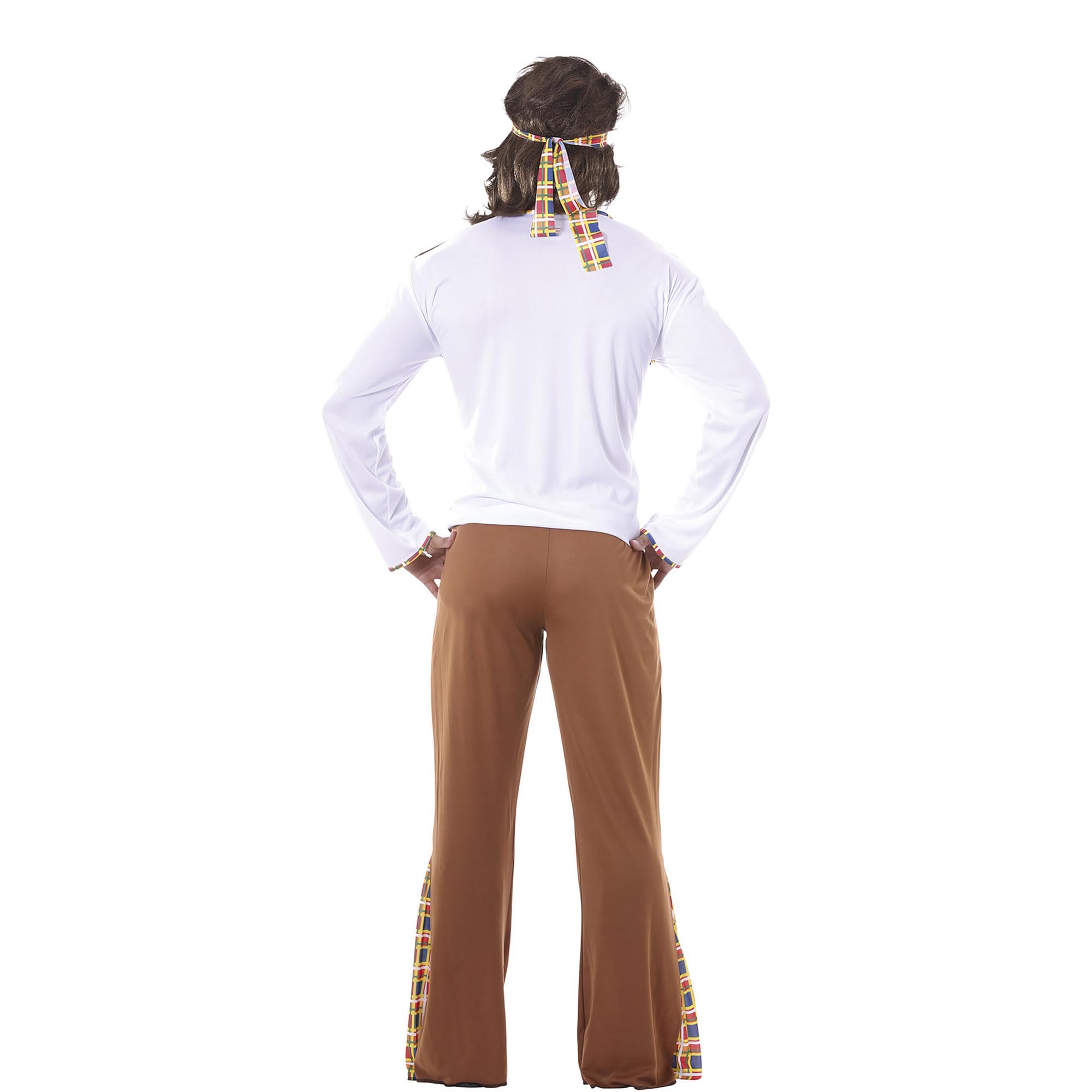 Hippie Flower Adult Fancy Dress Costume 