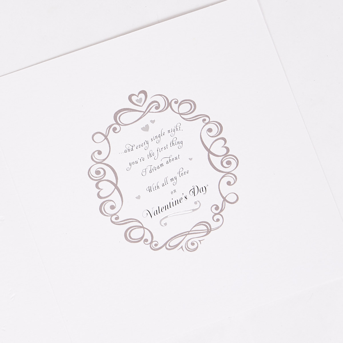 Valentine's Day Card - Platinum Collection Someone Special Text 