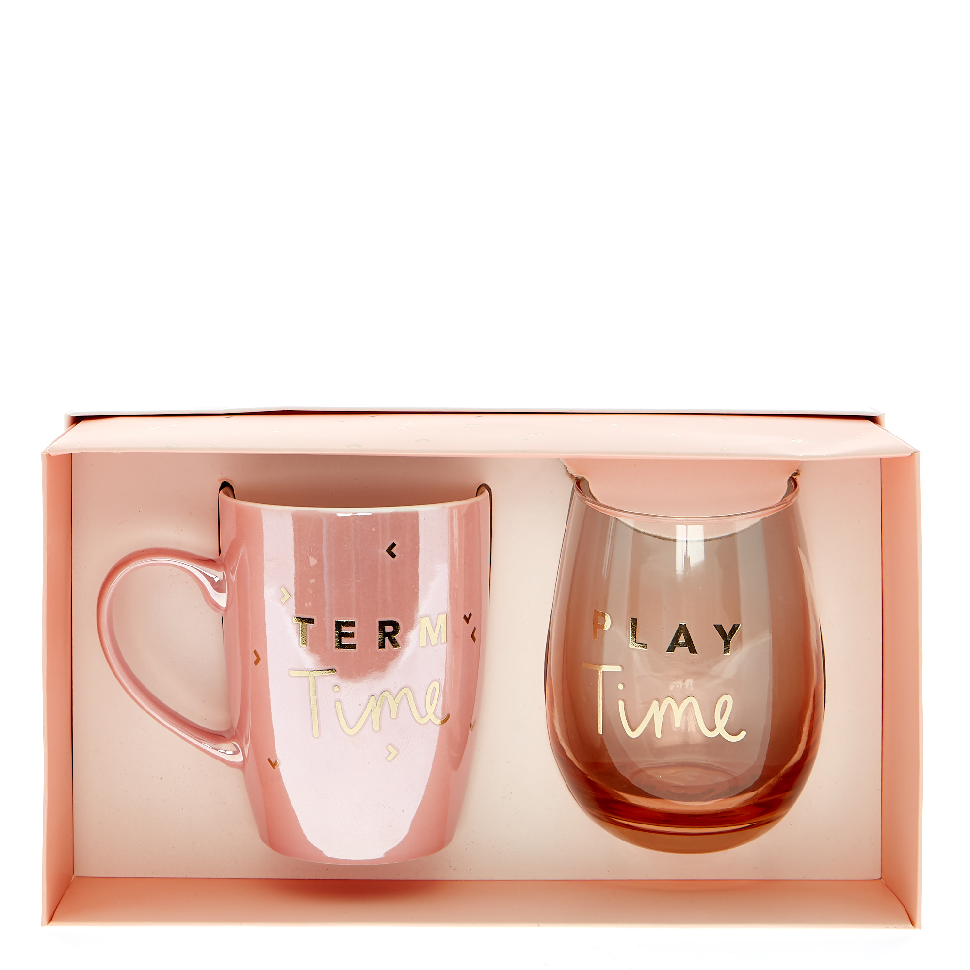 Thank You Teacher Mug & Glass Gift Set