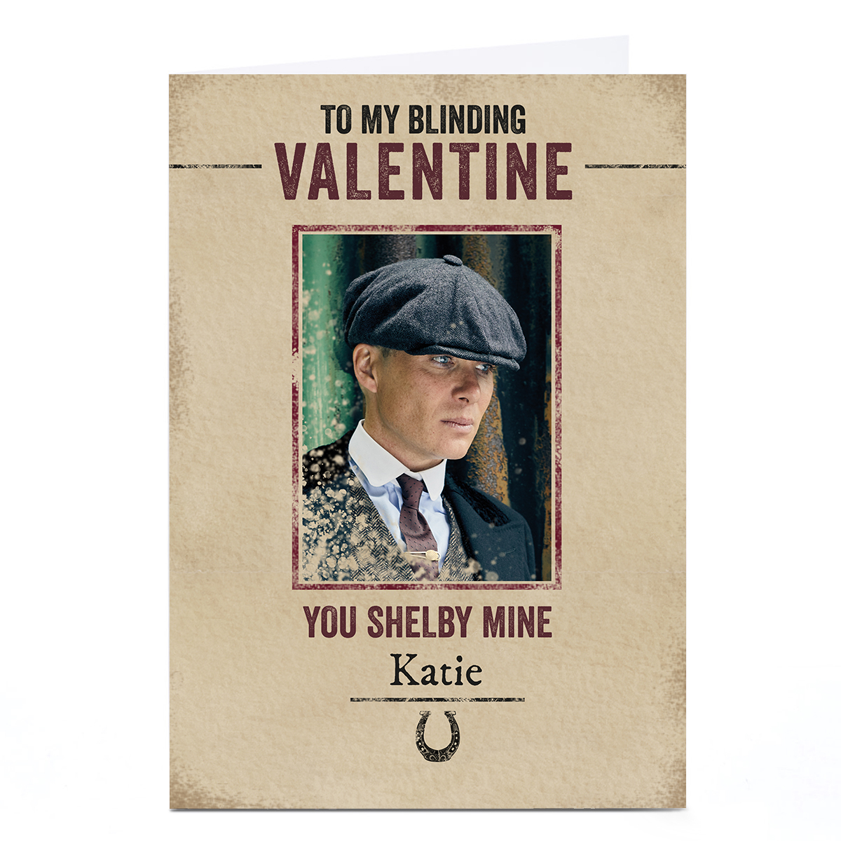 Personalised Peaky Blinders Valentine's Day Card - You Shelby Mine