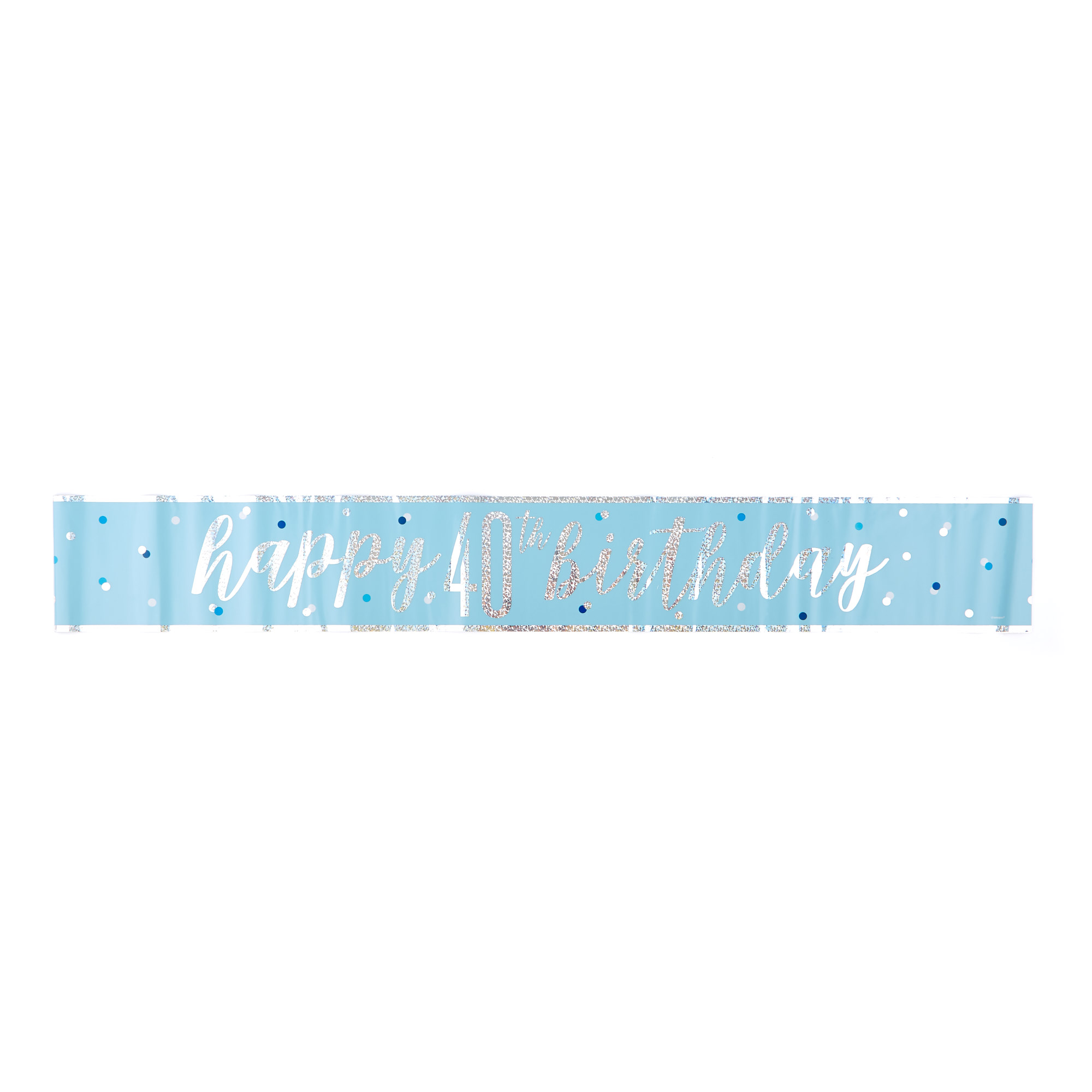 Blue 40th Birthday Party Accessories Kit - 11 Piece