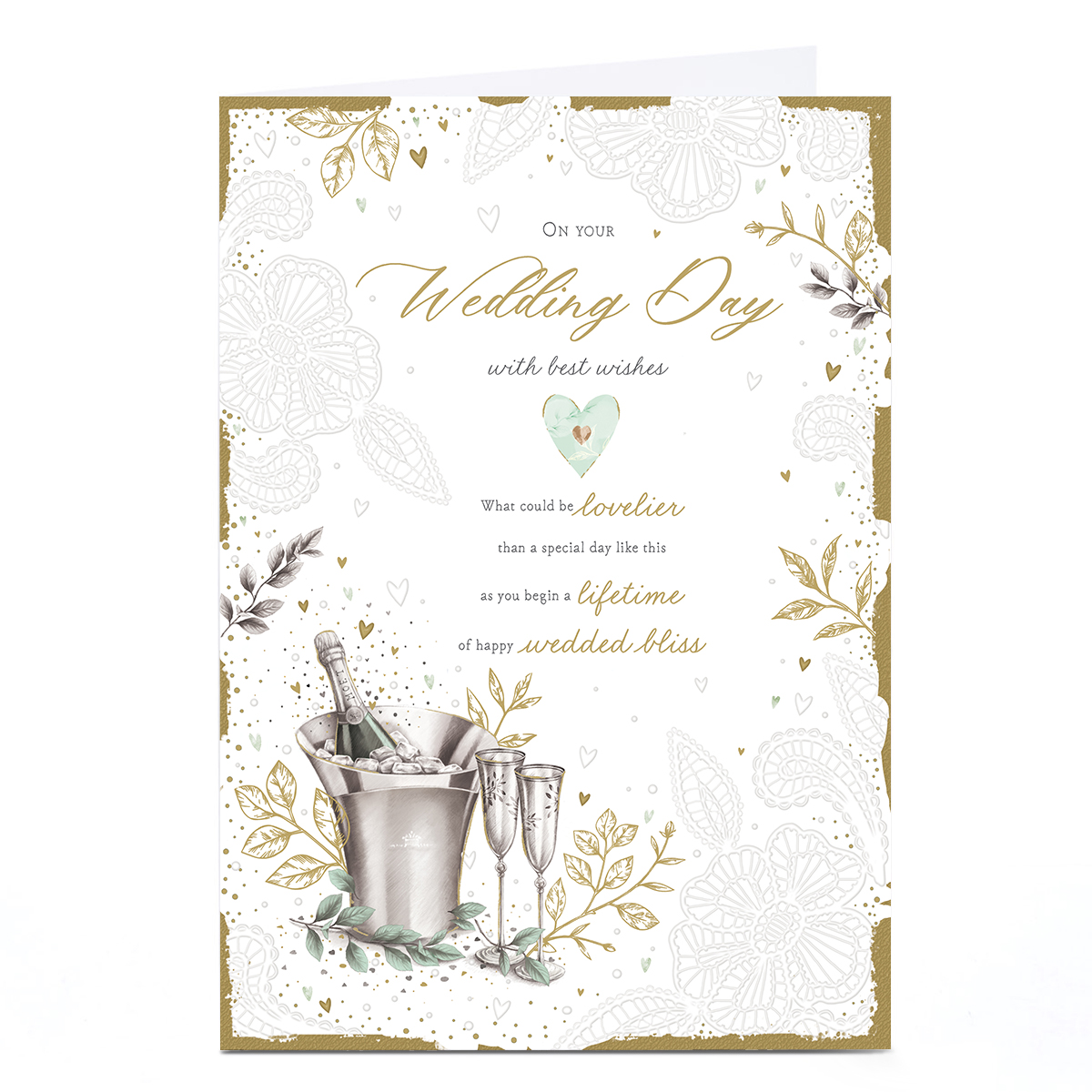 Personalised Wedding Card - Lifetime of Wedded Bliss