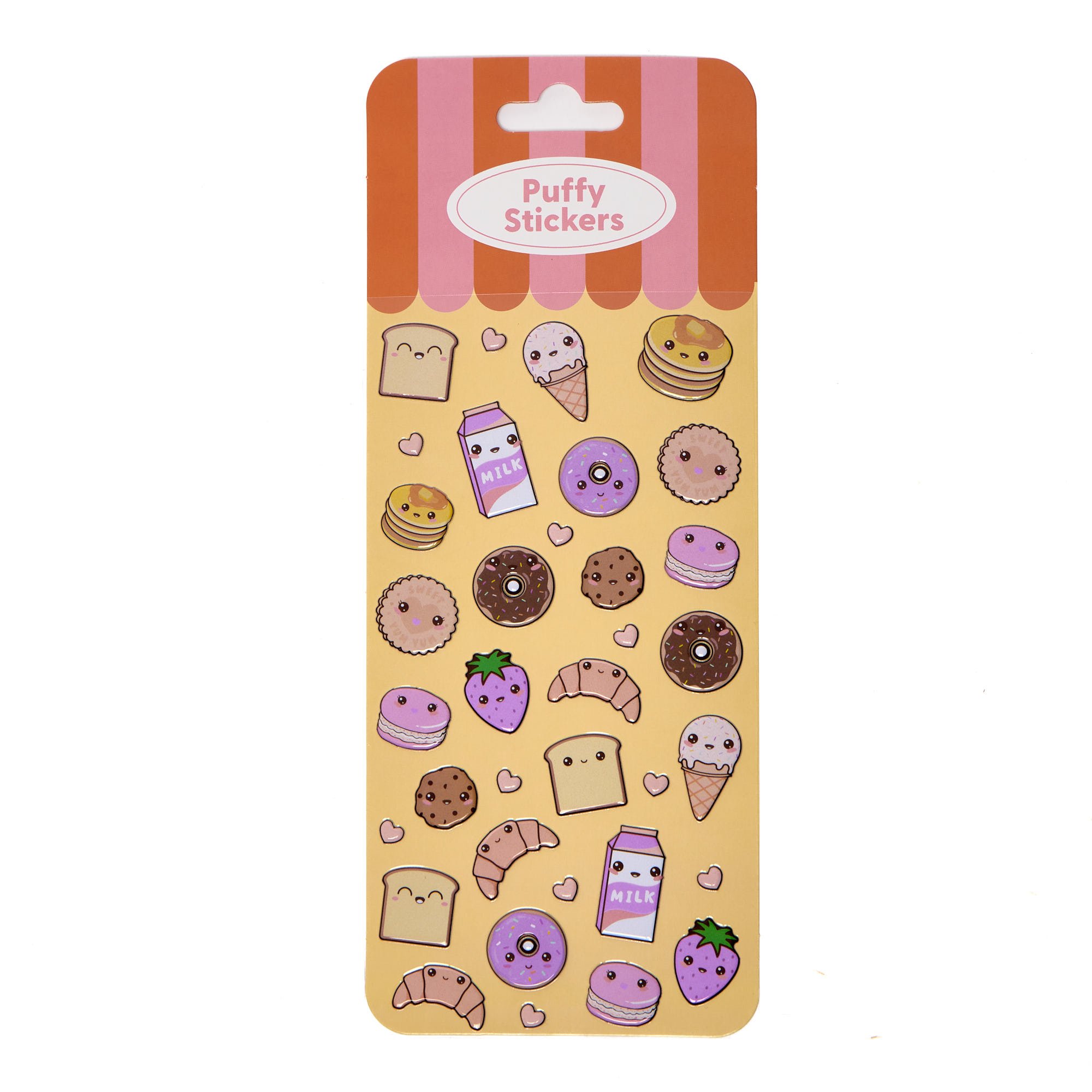 Patisserie Puffy Stickers - 1 Sheet