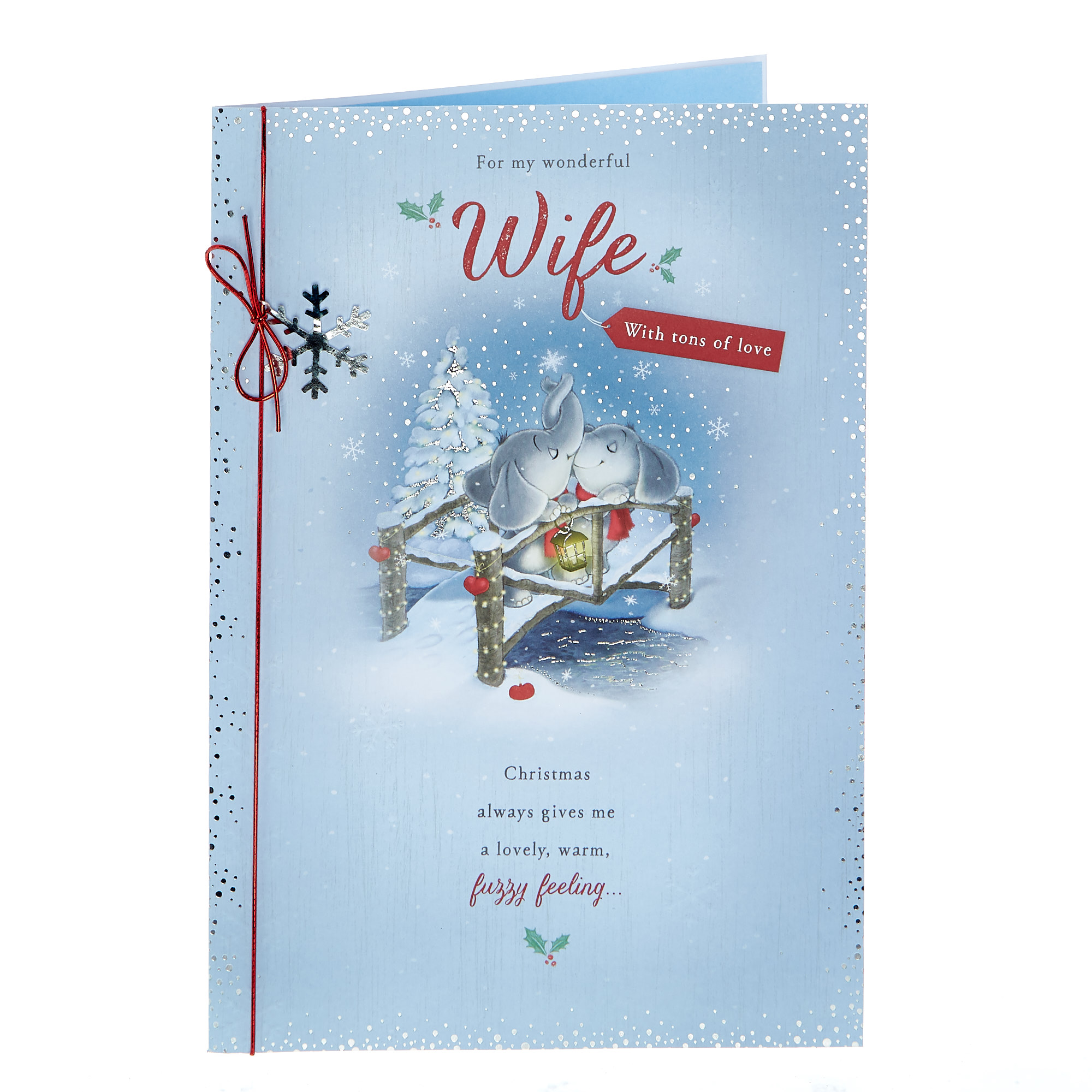 Christmas Card - Wonderful Wife With Tons Of Love