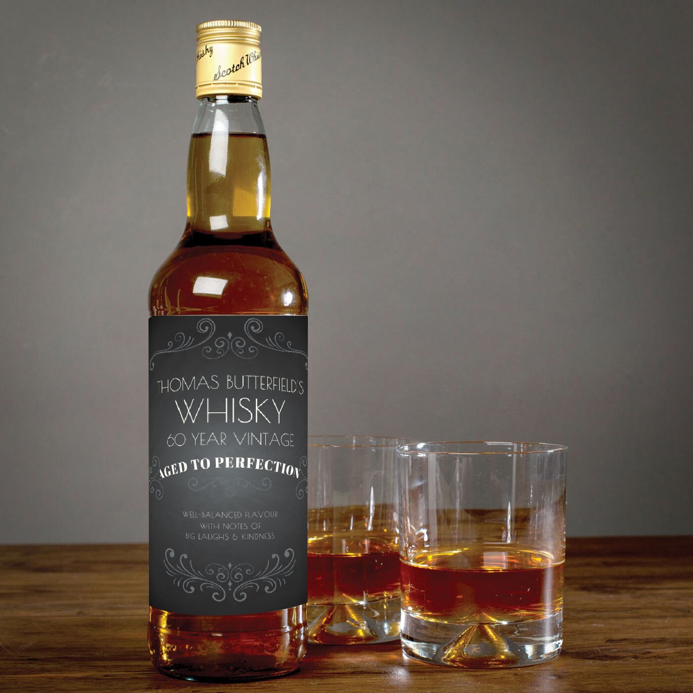 Personalised Birthday Blended Malt Whisky -  Aged To Perfection