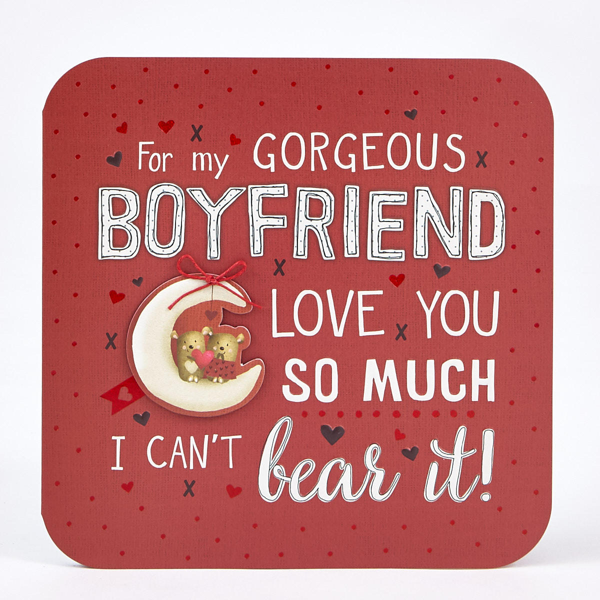 Valentine's Day Card - Exquisite Collection Boyfriend Can't Bear It