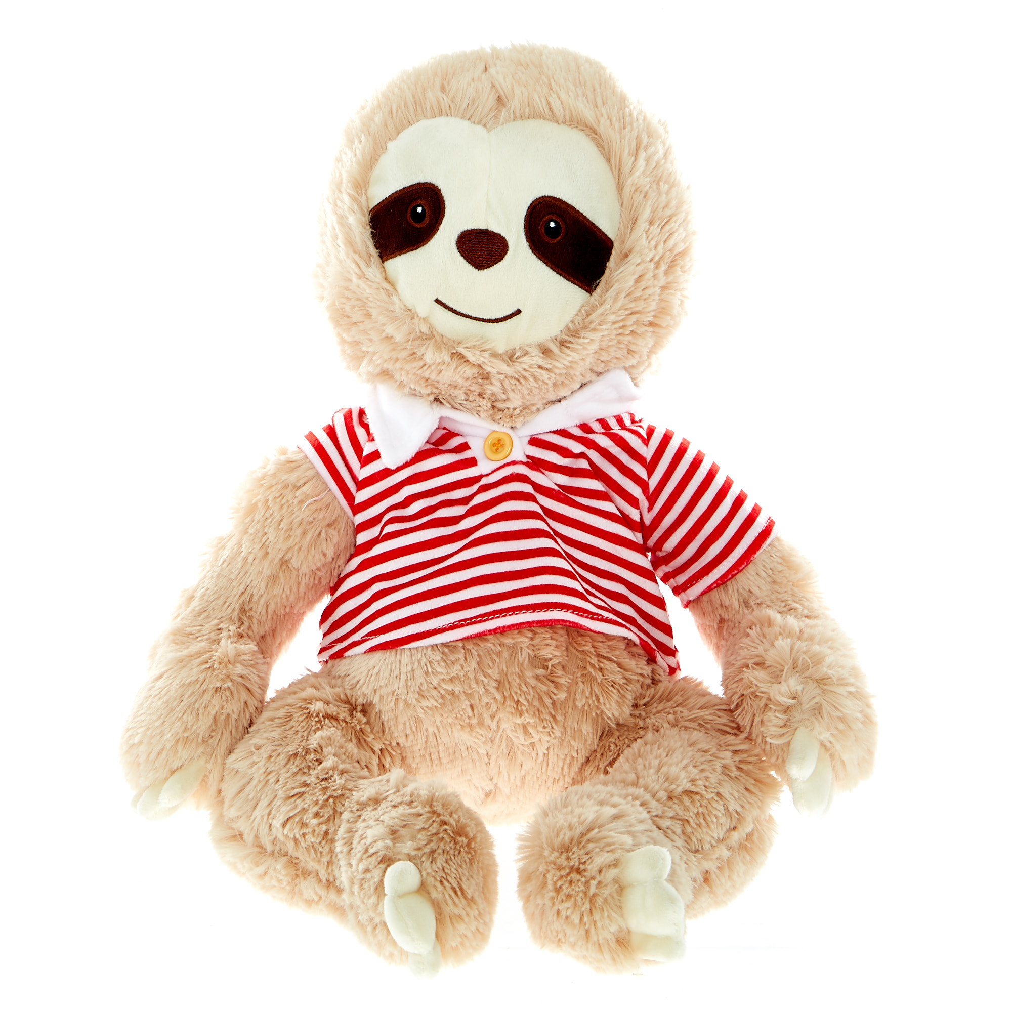 Large Sloth In A T-Shirt Soft Toy