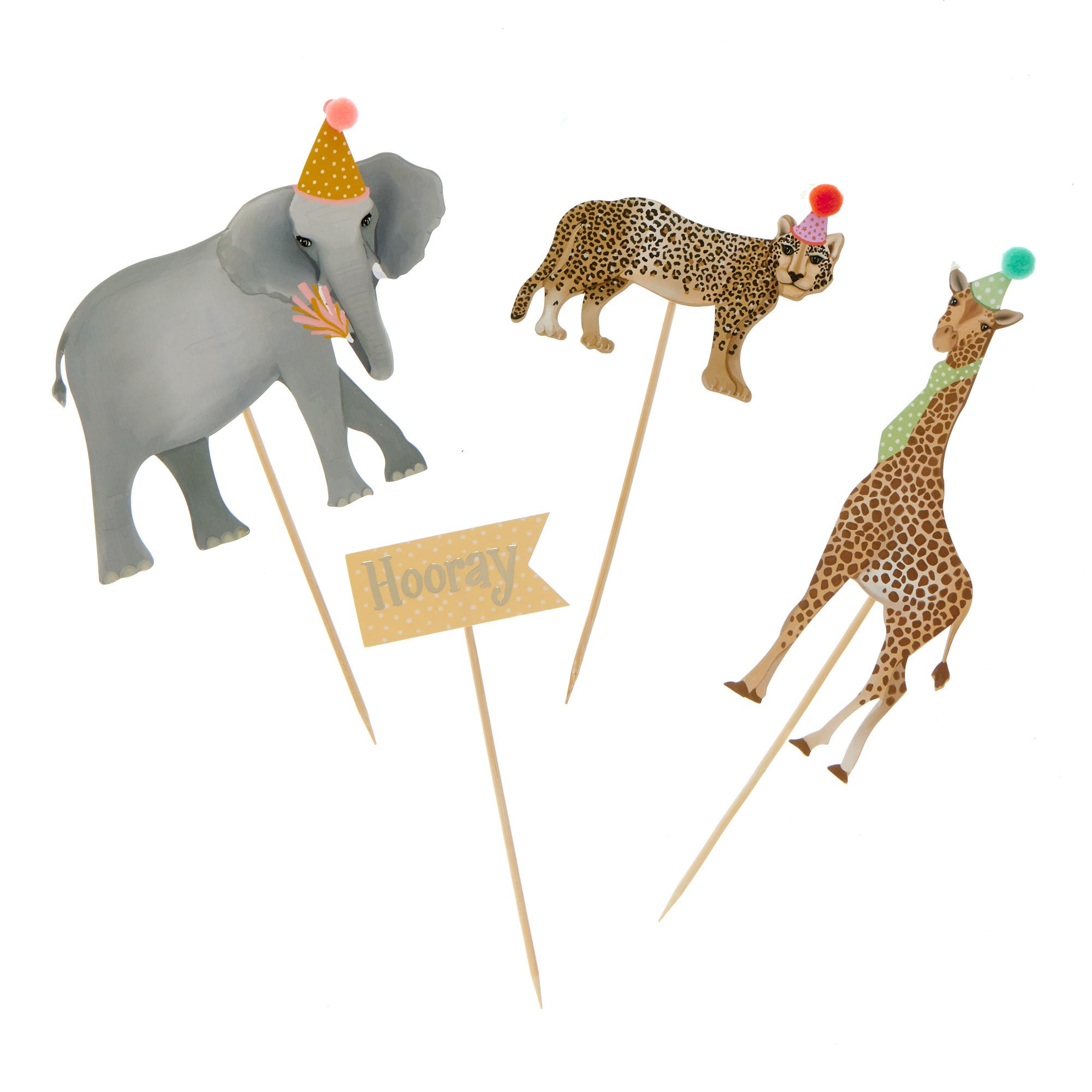 Let's Get Wild Party Tableware & Decorations Bundle - 8 Guests