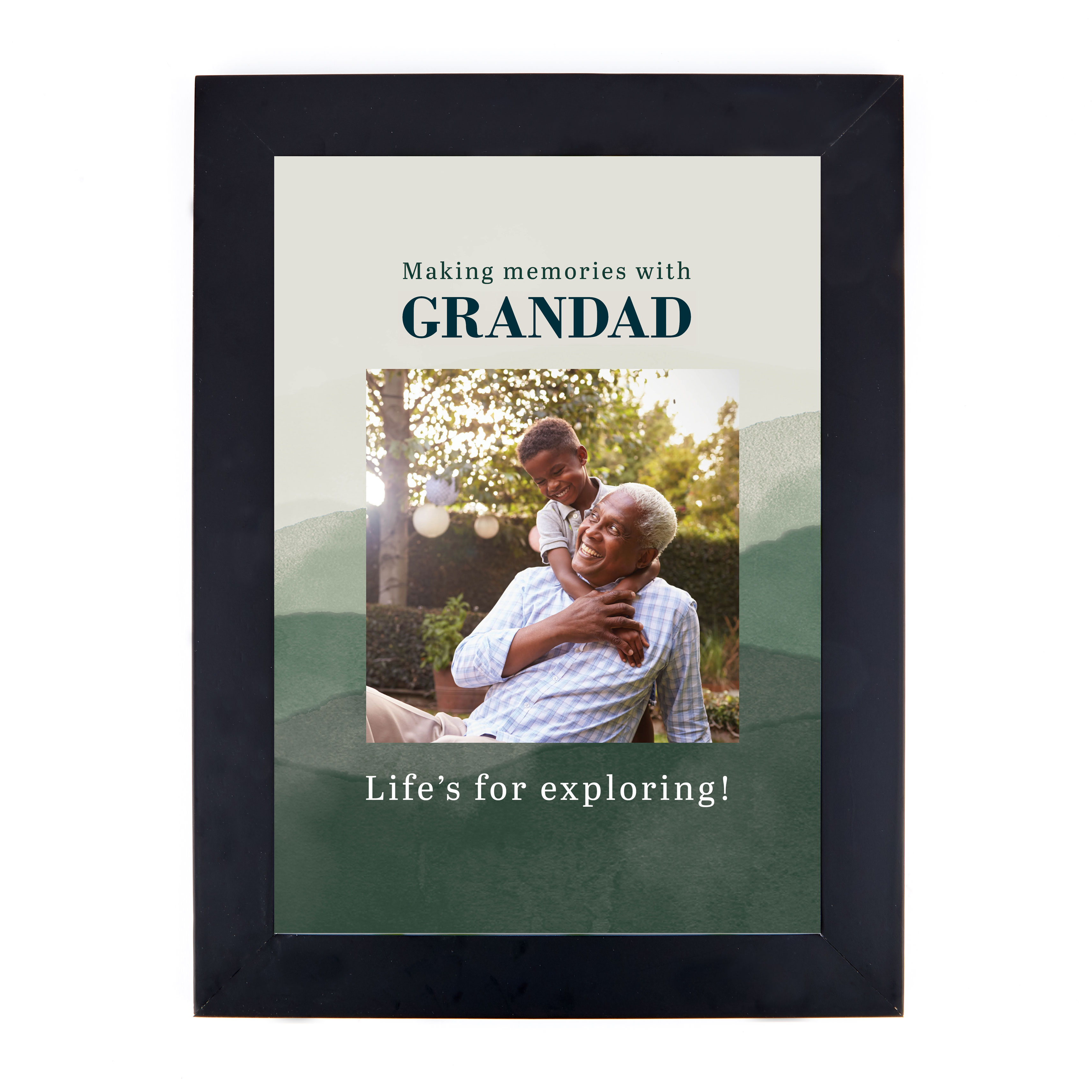 Personalised Photo Upload Father's Day Print - Life's For Exploring