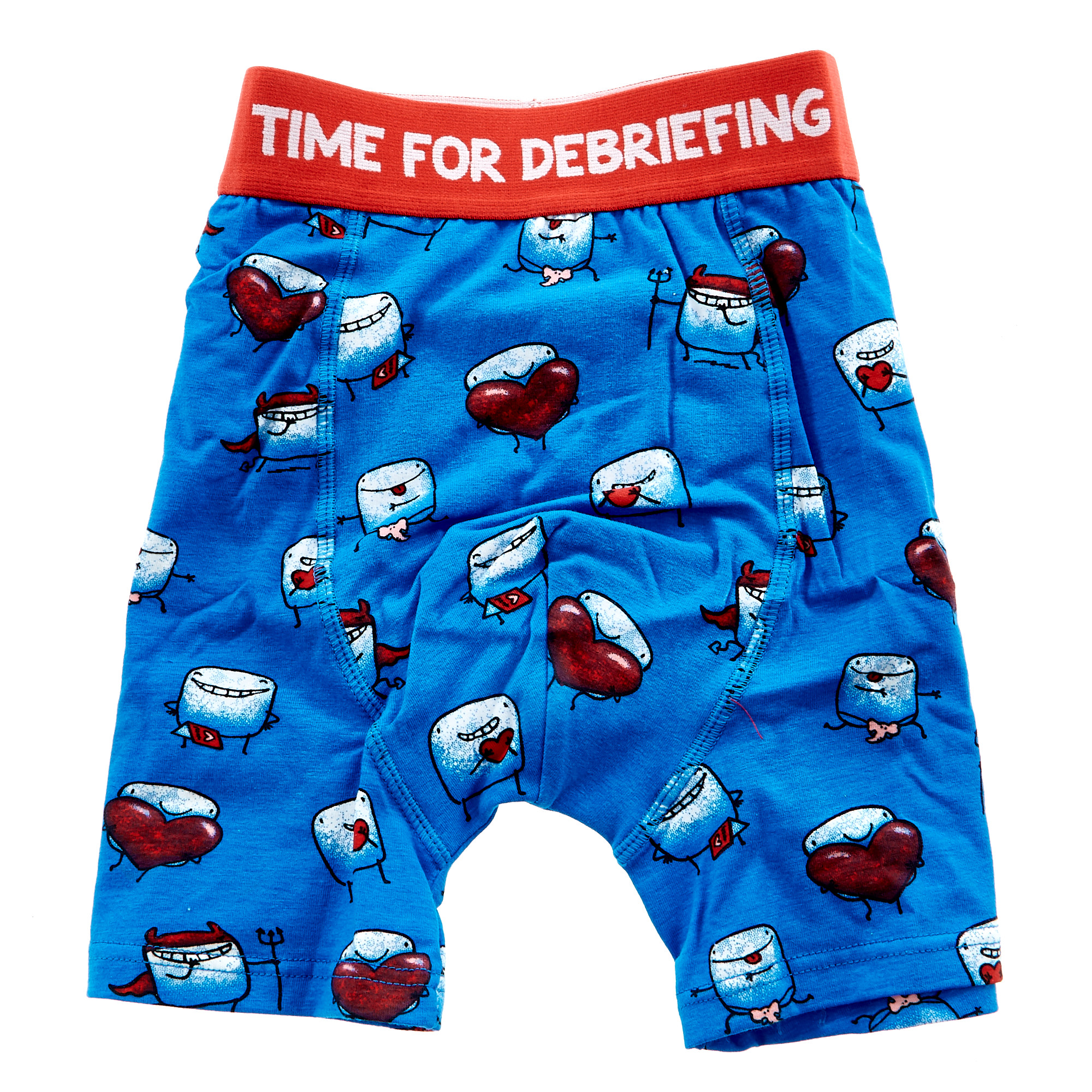 Love Bites Time For Debriefing Boxer Shorts - Medium