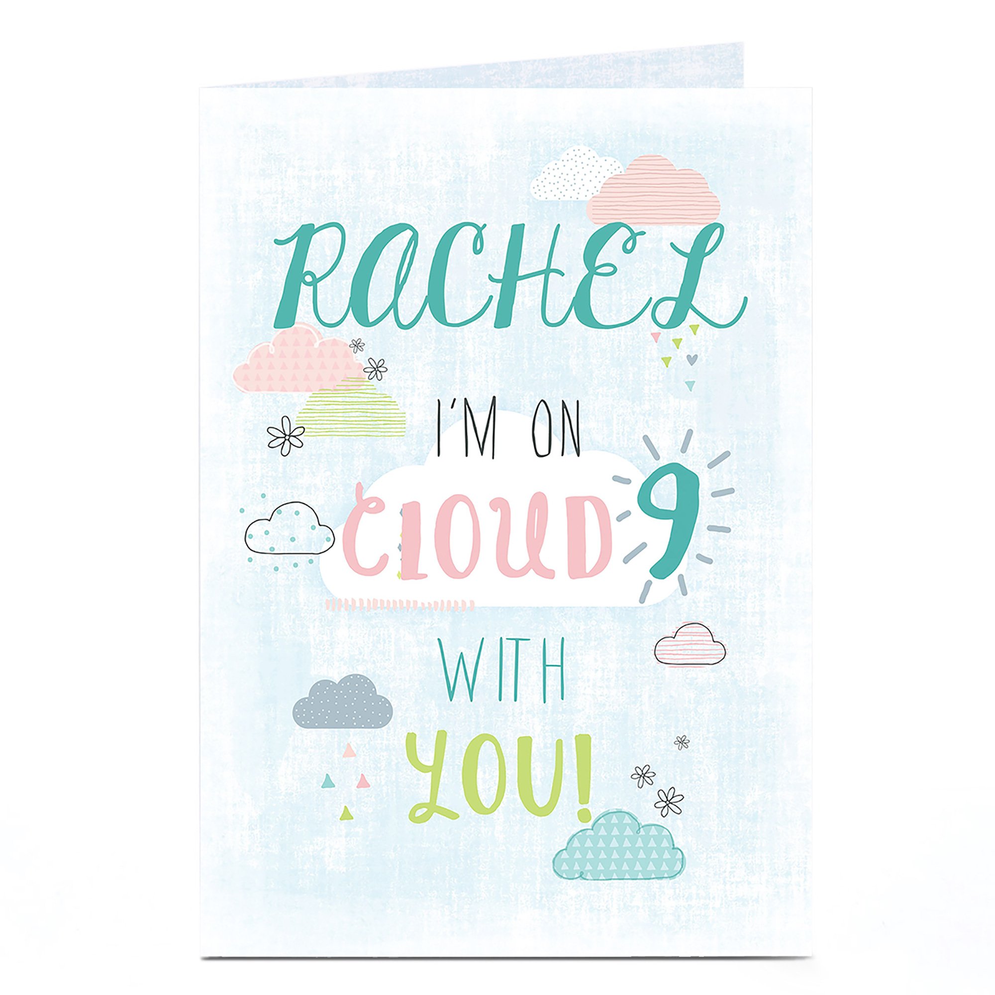 Personalised Card - Cloud Nine With You