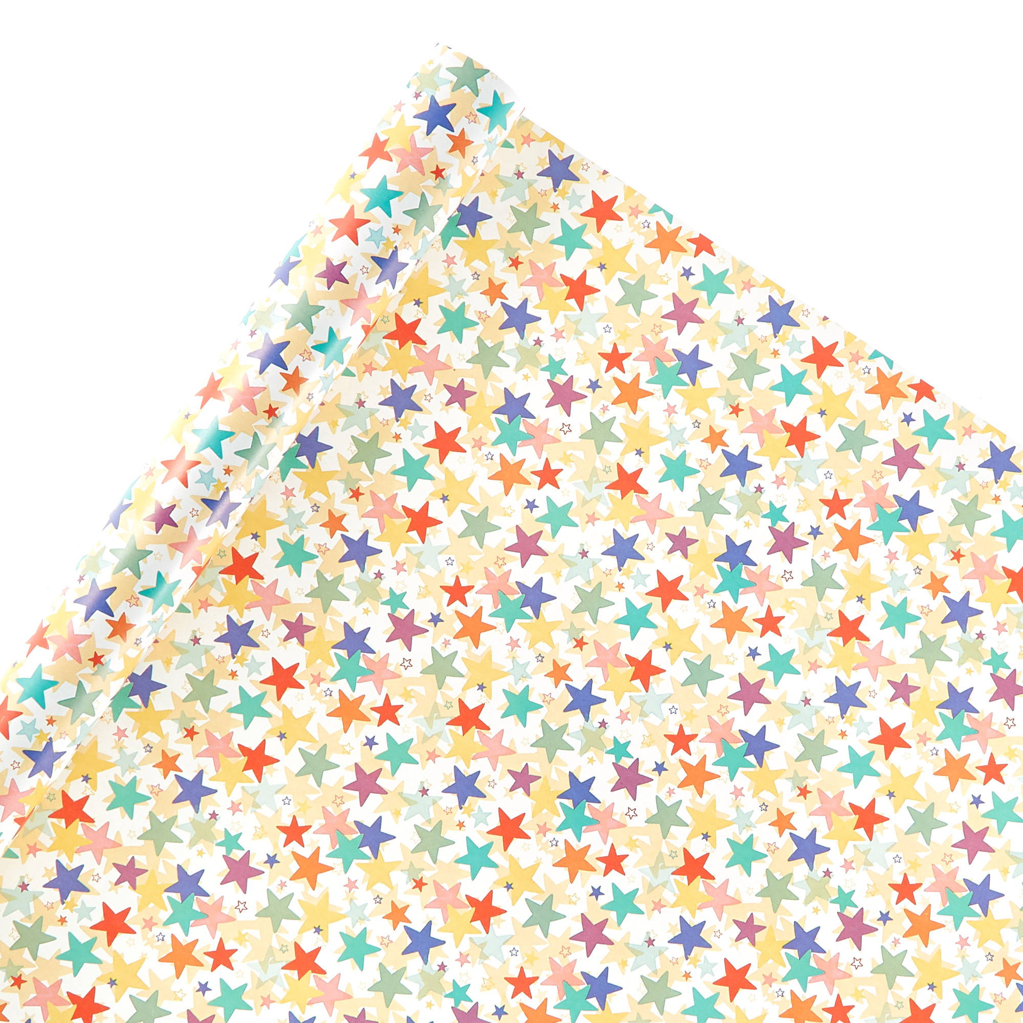 Colourful Stars Wrapping Paper - 3 Metres 