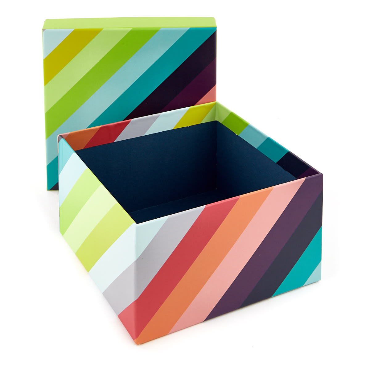 Luxury Gift Box Set Of Four - Rainbow Stripes