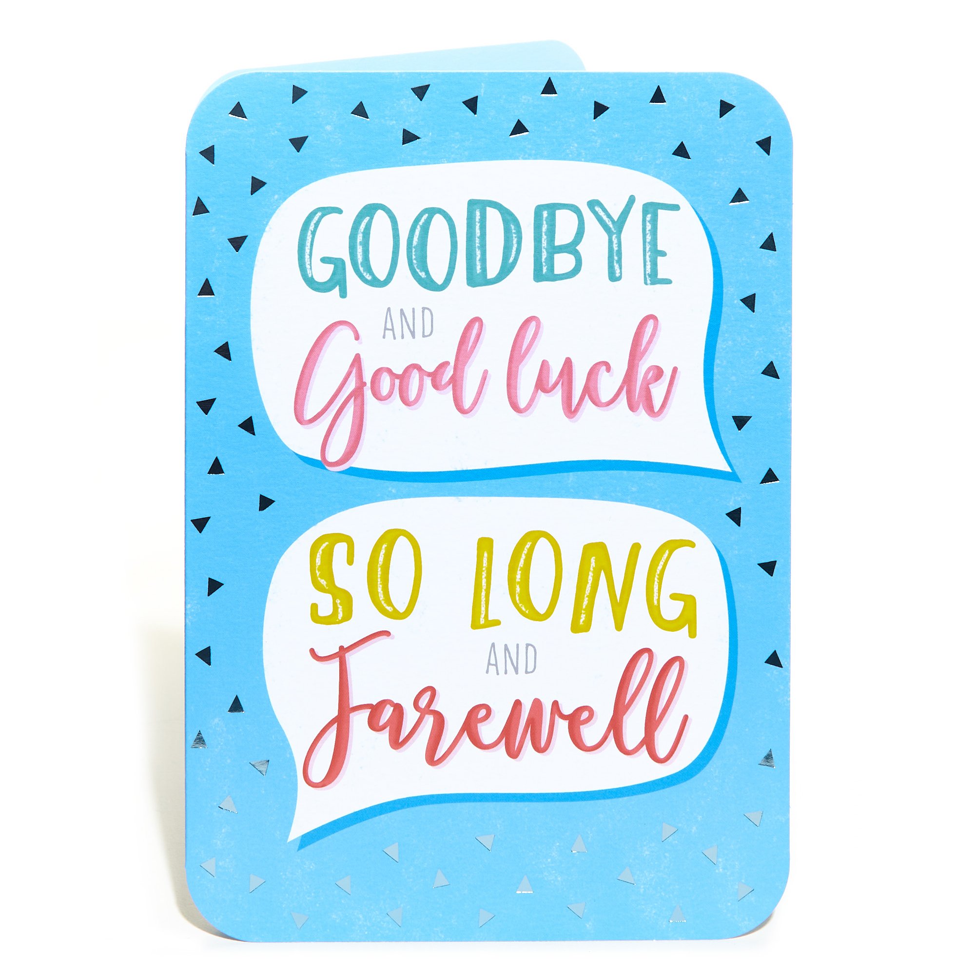 Leaving Card - Goodbye & Good Luck