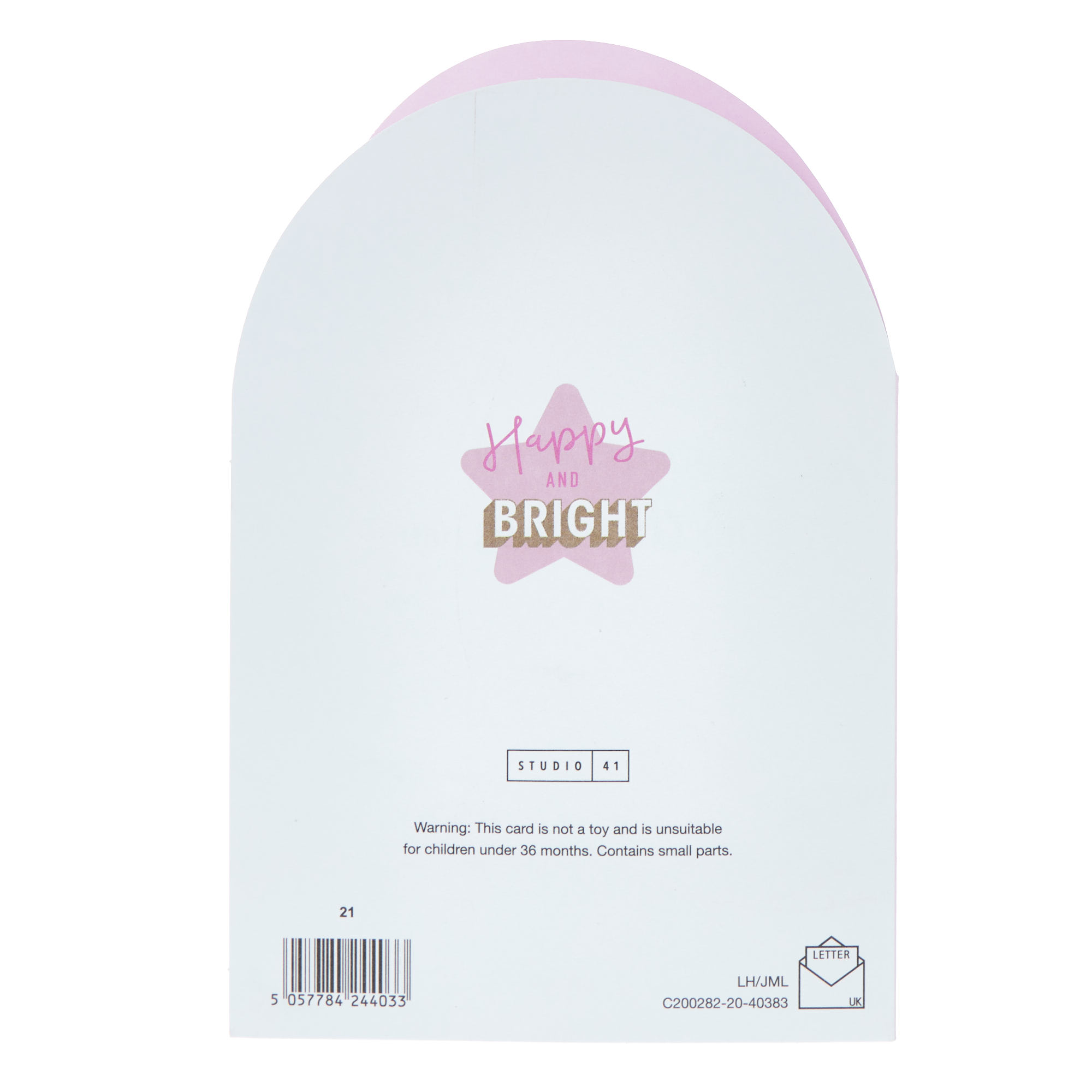 Daughter Snowglobe Unicorn Christmas Card