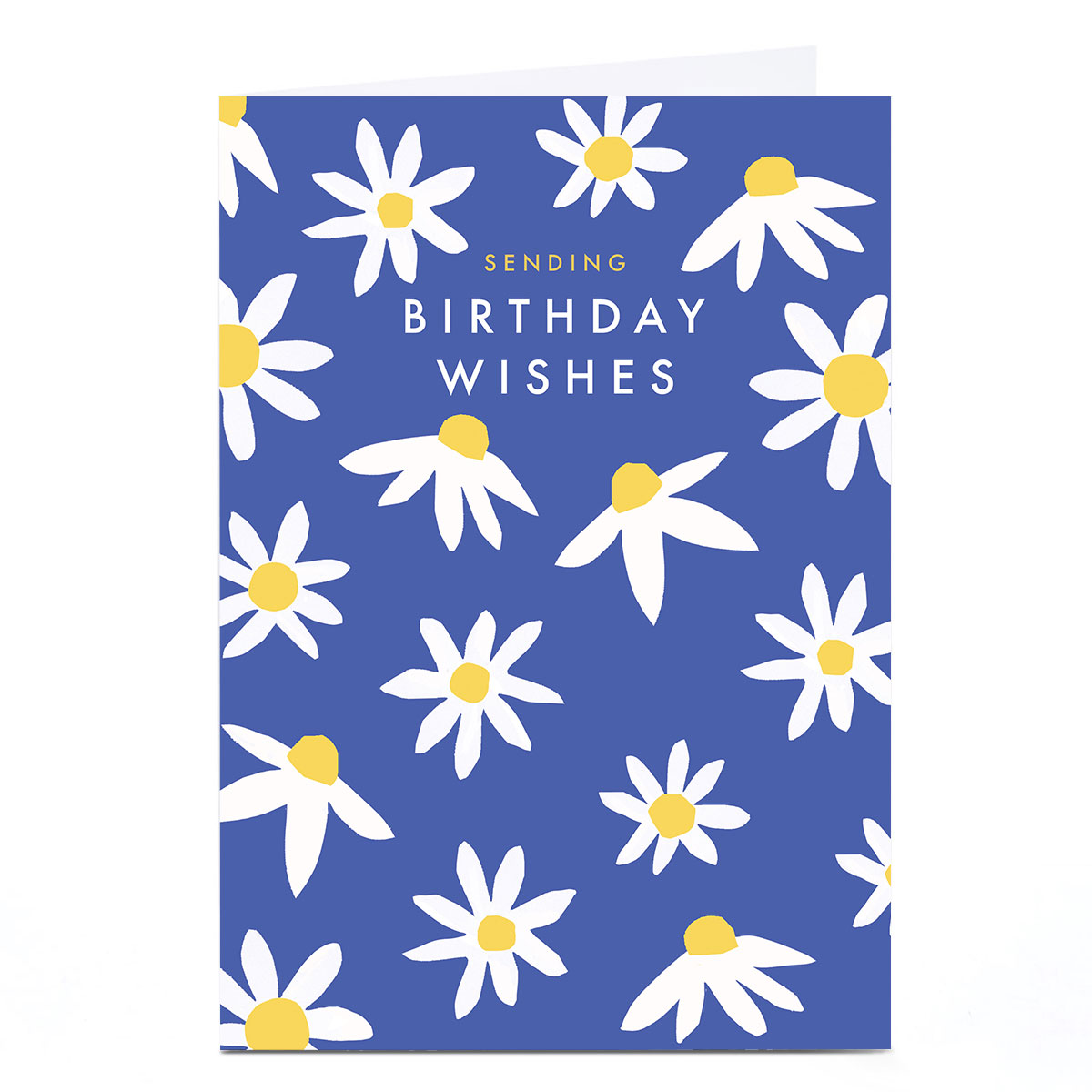 Birthday Card - Birthday Wishes Daisies