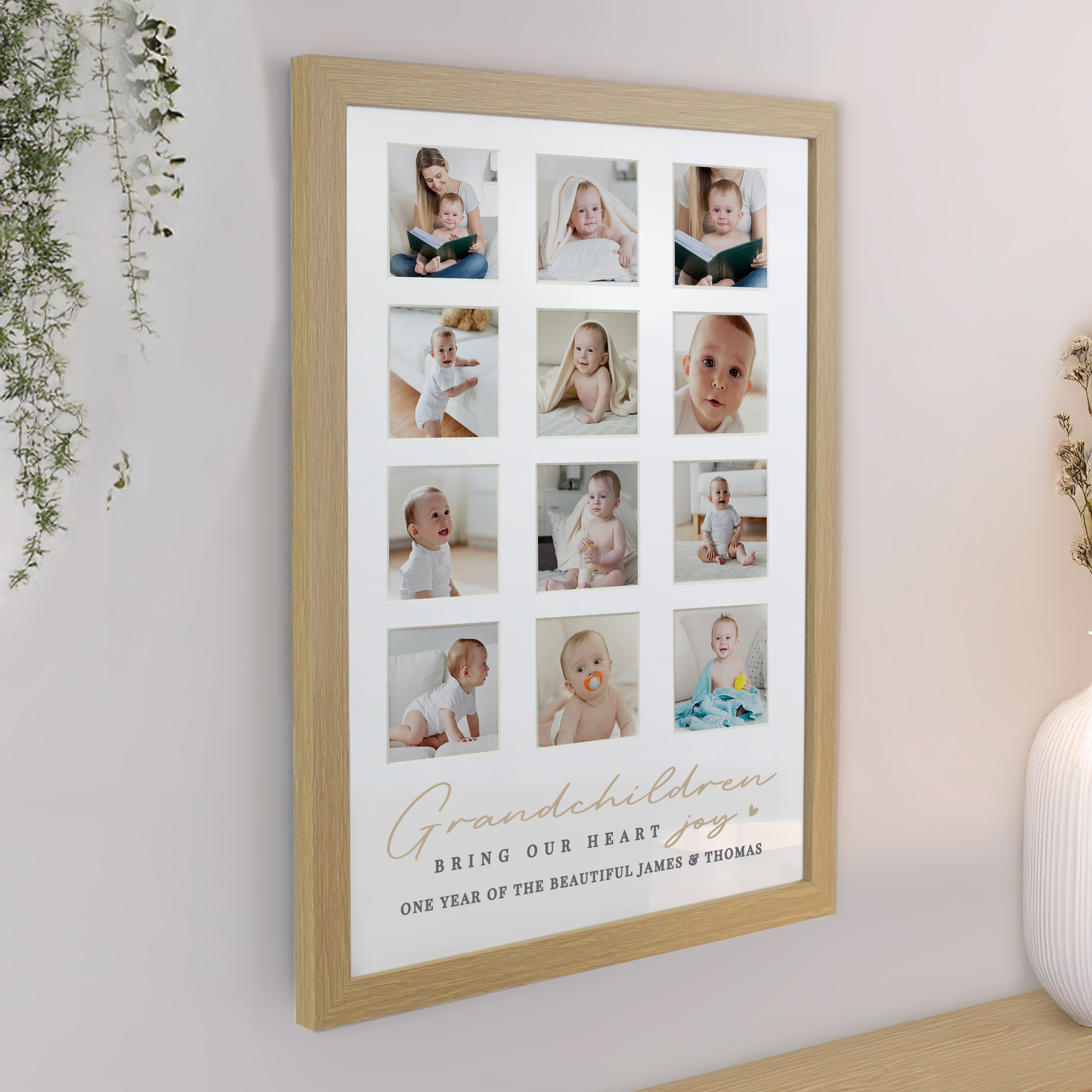 Personalised Multi-Insert Grandchildren Photo Frame