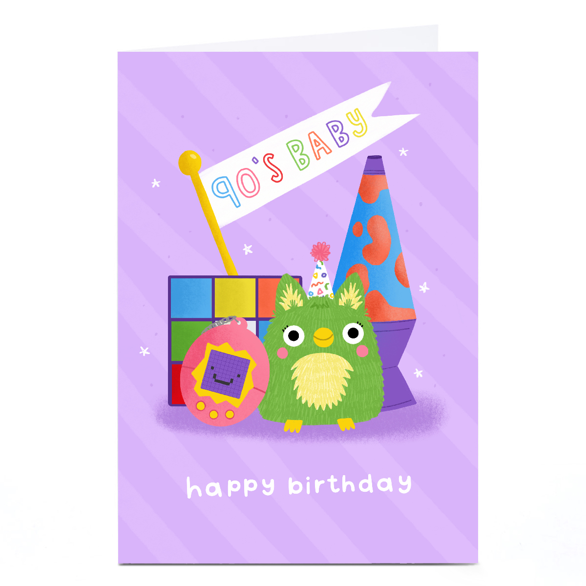 Personalised Jess Moorhouse Birthday Card - 90s Baby