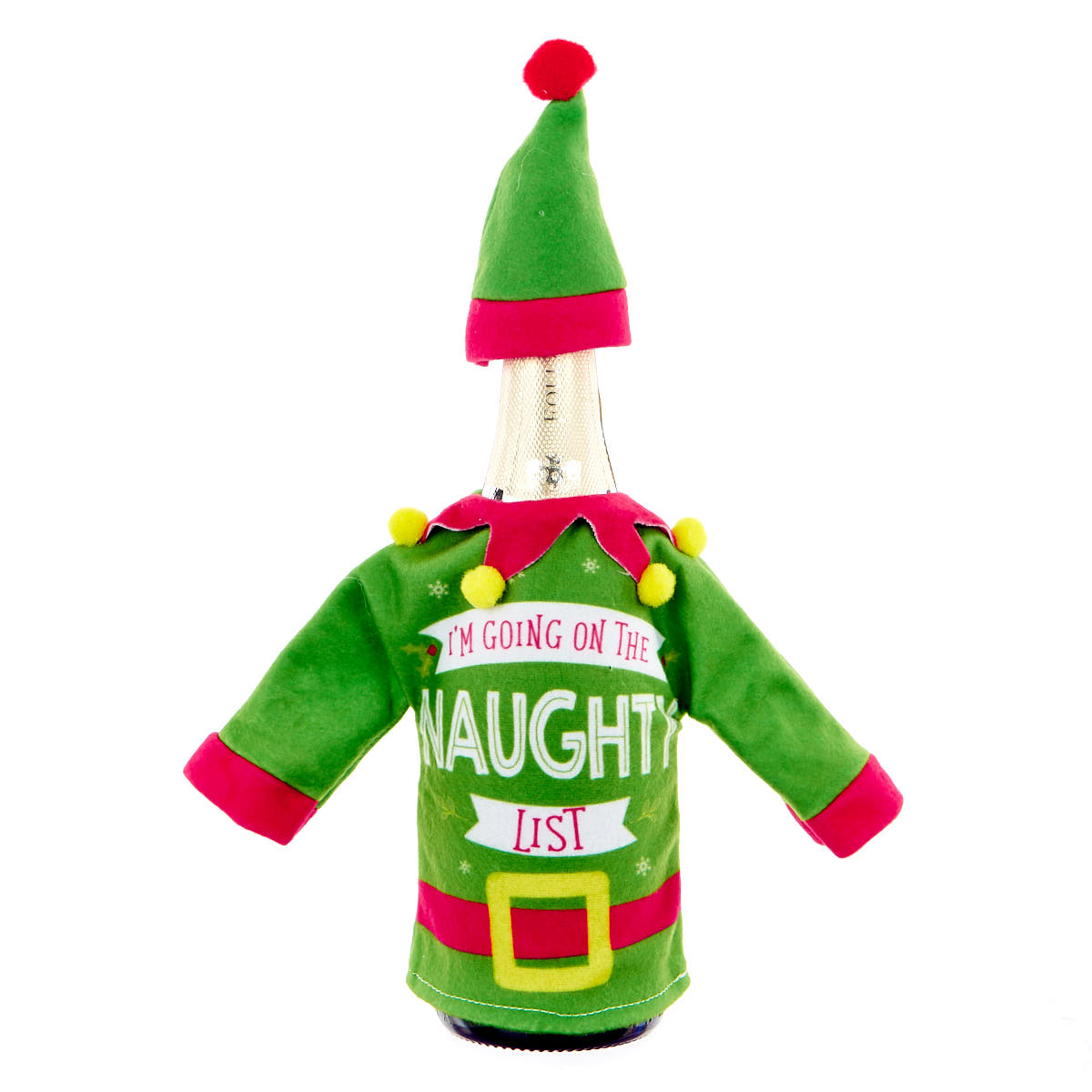Christmas Bottle Cover - Elf