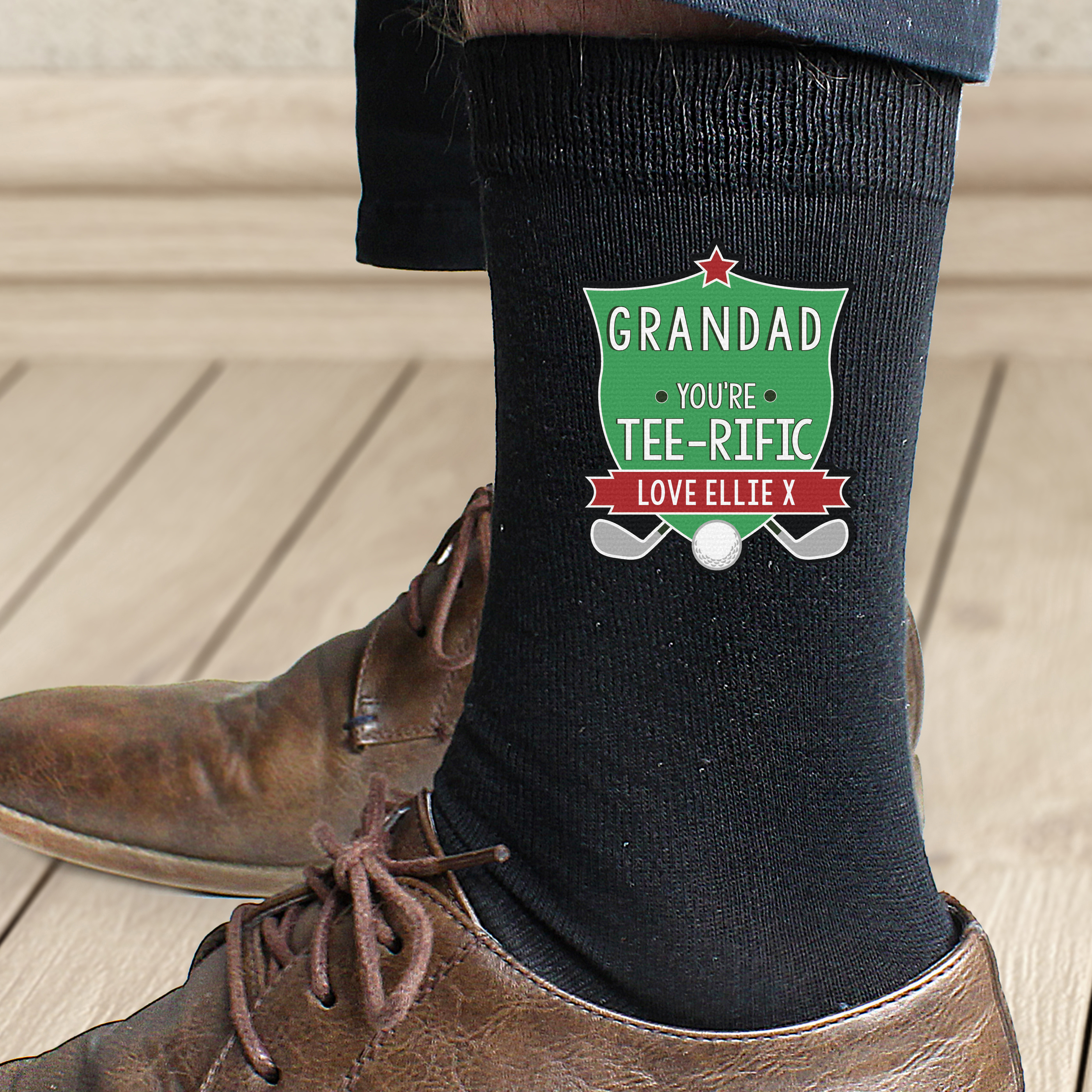 Personalised Tee-Rific Men's Socks