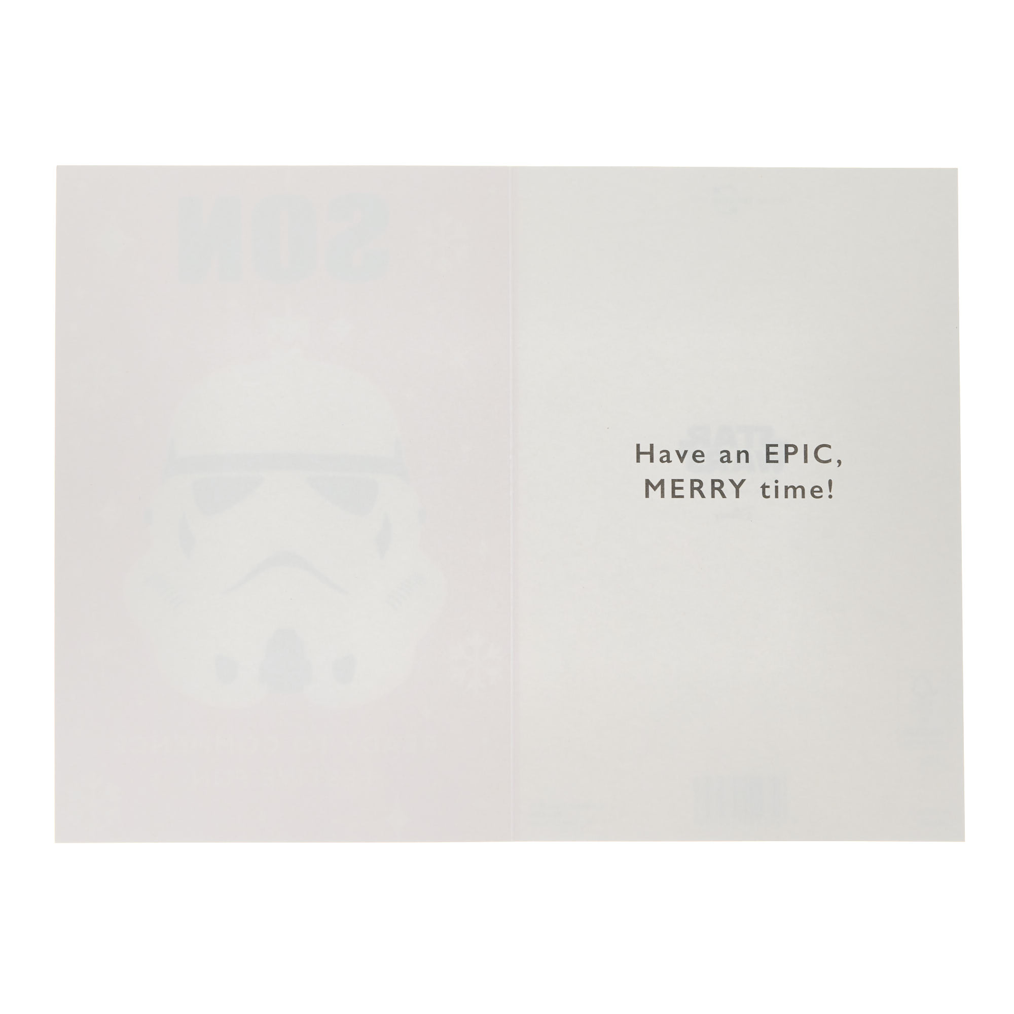 Son Star Wars Christmas Card