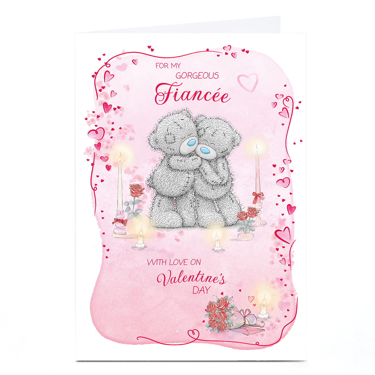 Tatty Teddy Valentine's Day Card - Gorgeous Fiancee