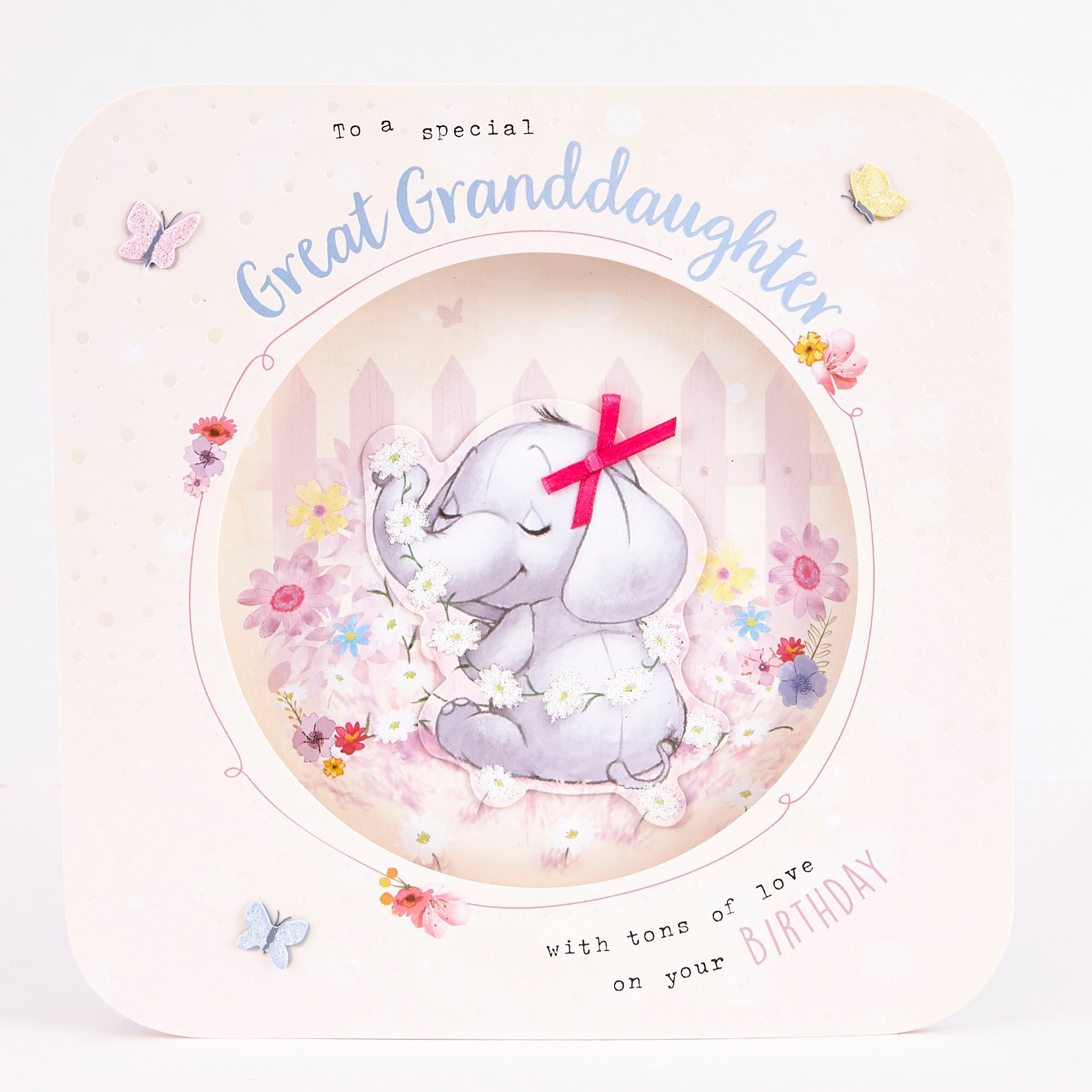 Exquisite Collection Birthday Card - Great Granddaughter