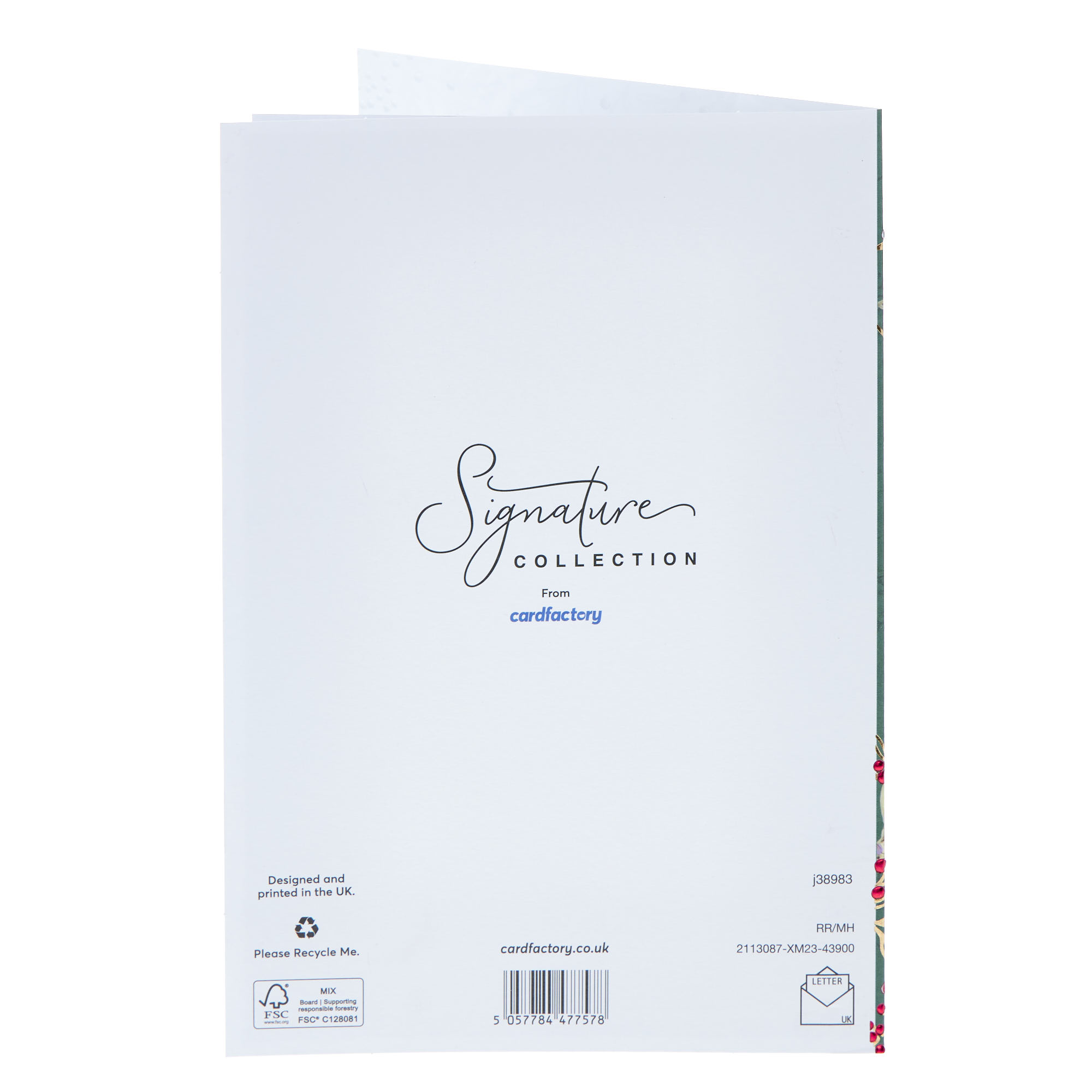 Brother Foliage & Verse Christmas Card