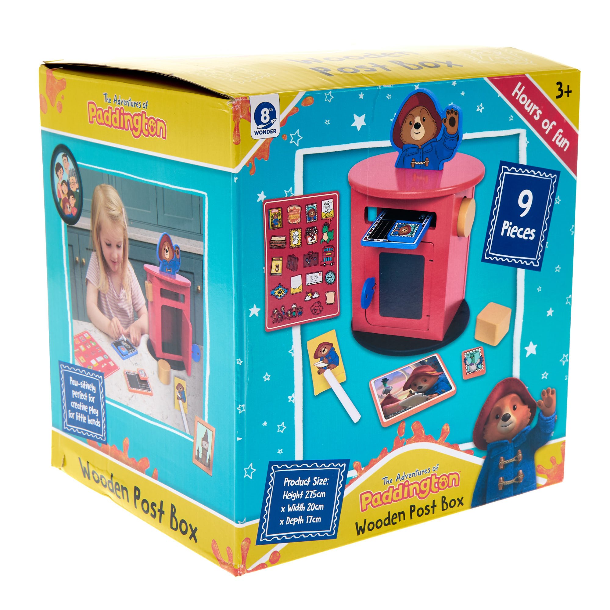 The Adventures of Paddington Wooden Post Box 