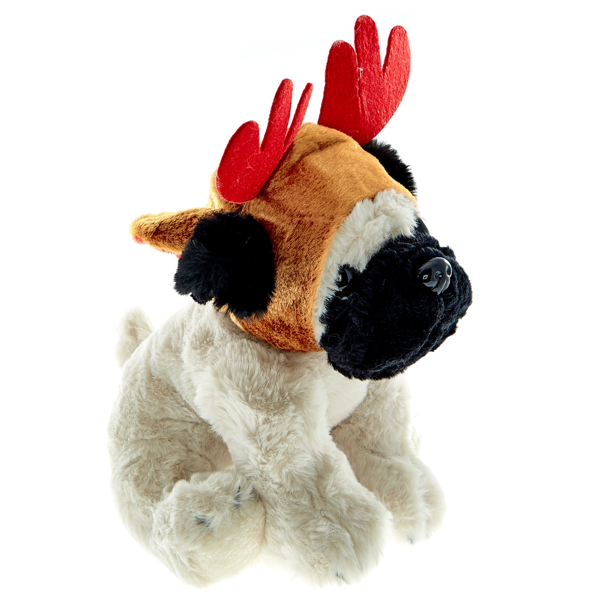 Reindeer Pug Soft Toy 
