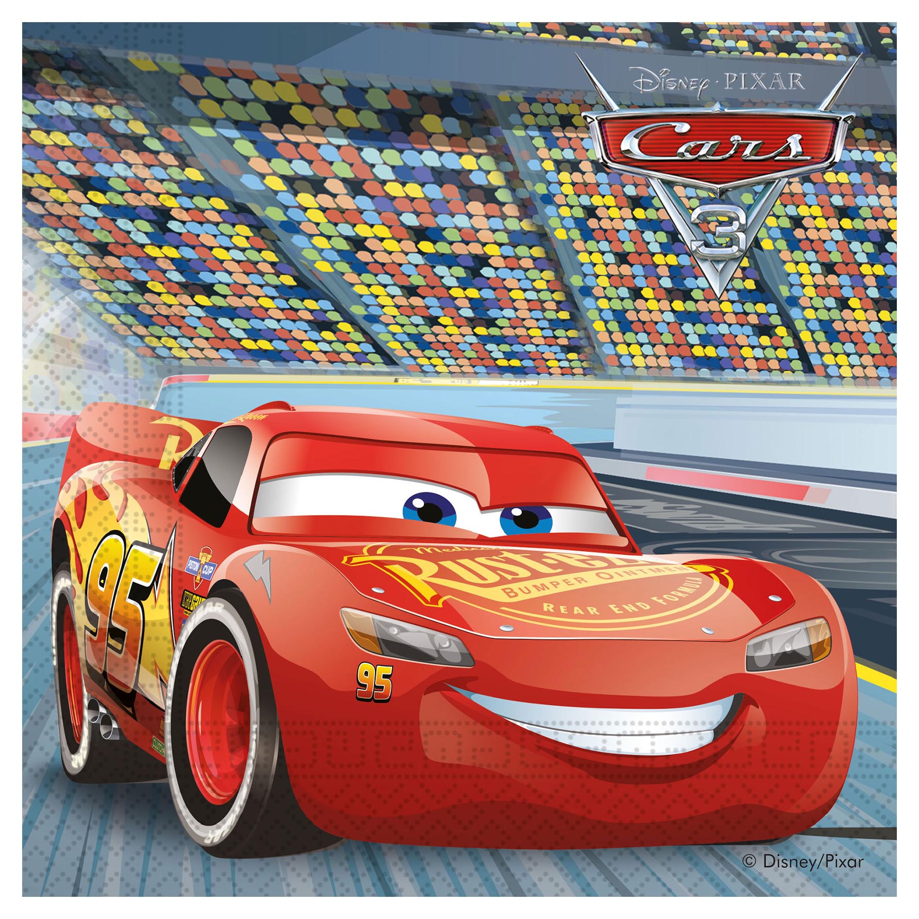 Cars 3 Party Tableware & Decorations Bundle - 16 Guests