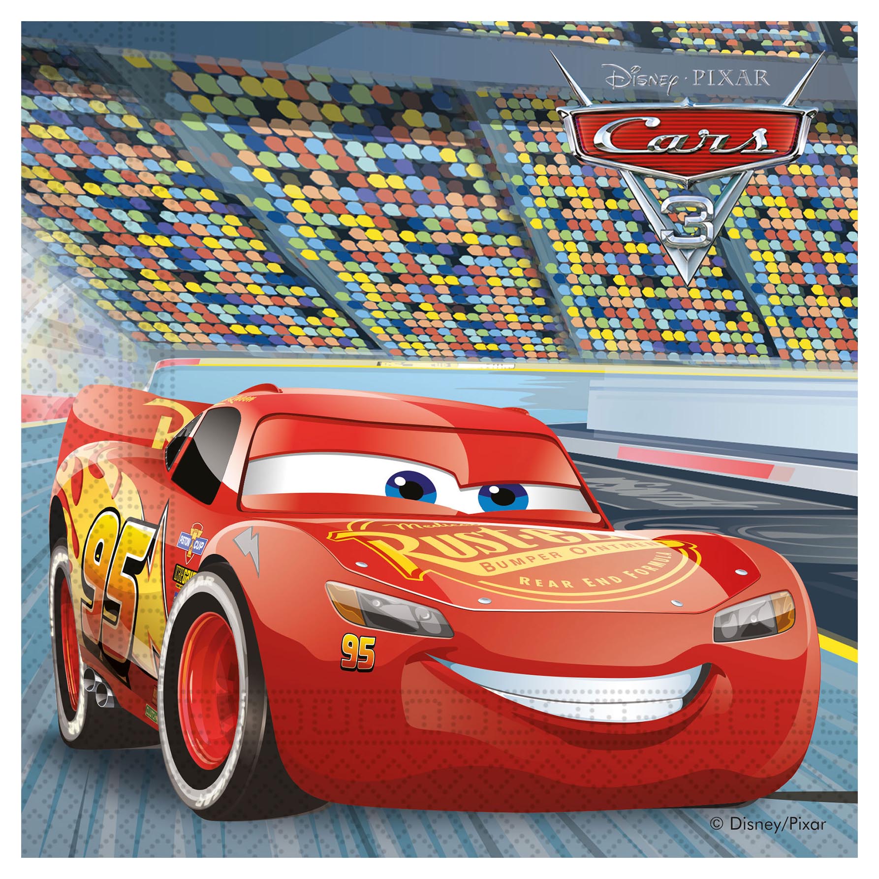 Cars 3 Party Tableware & Decorations Bundle - 16 Guests