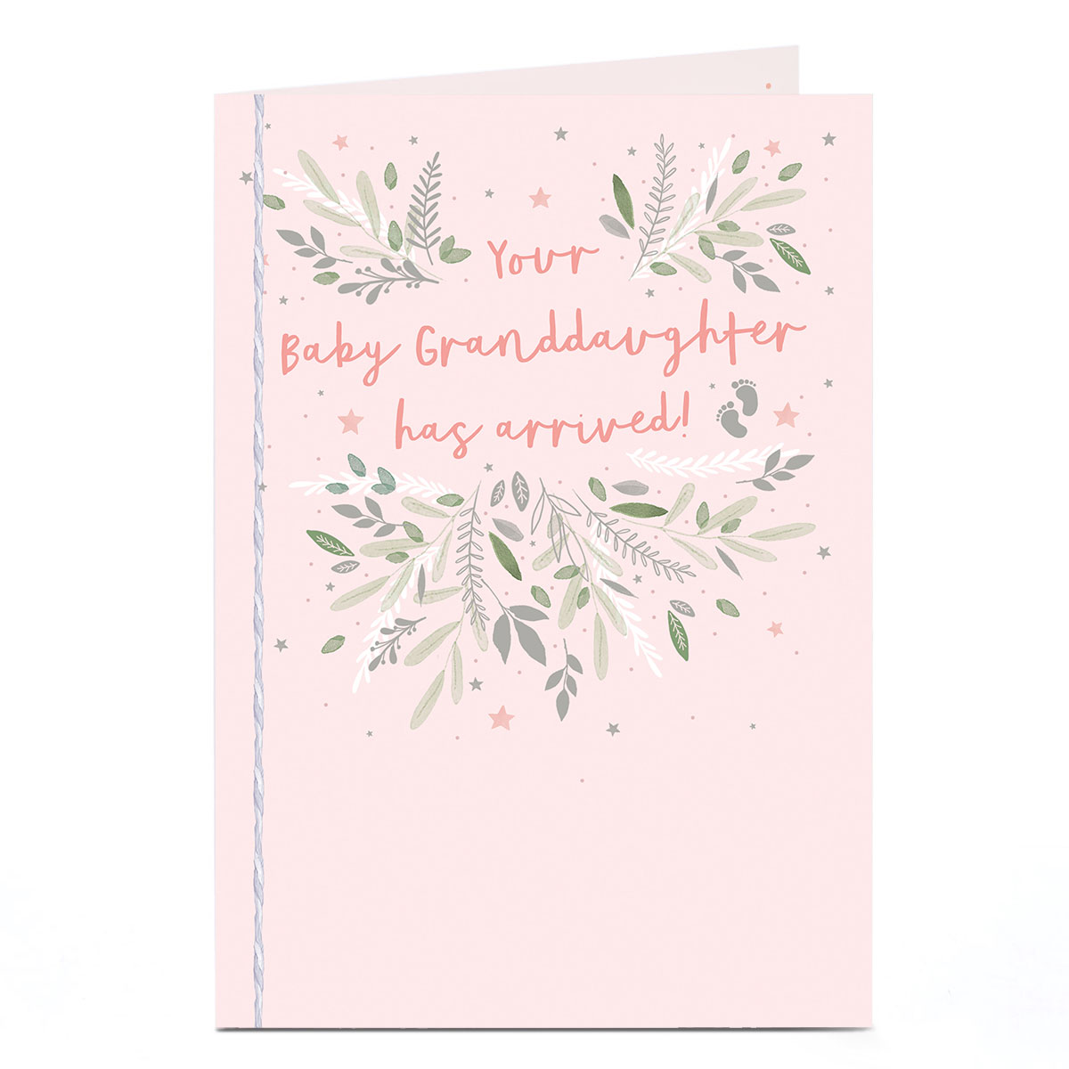 Personalised Baby Card - Your Baby Granddaughter Has Arrived