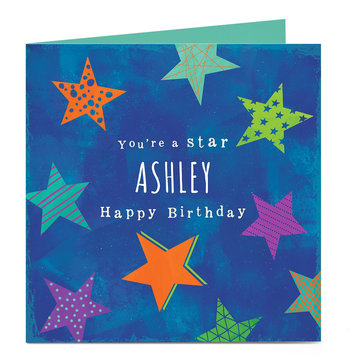 Personalised Birthday Card - You're A Star!