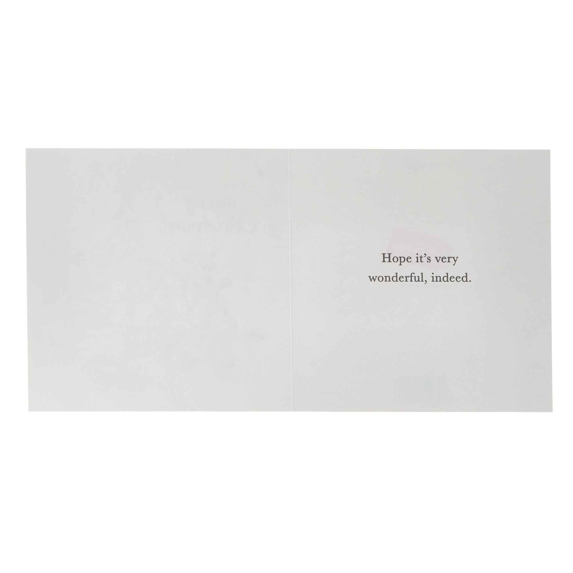 Disney Winnie The Pooh Christmas Card