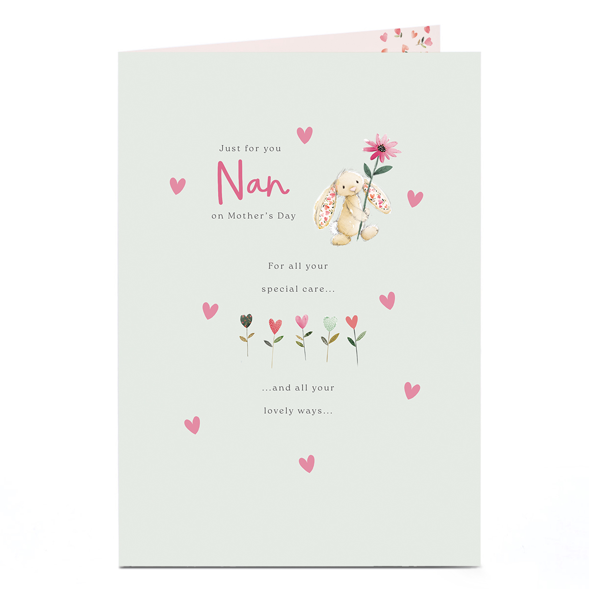 Mother's Day Card - Happiest of Days Bunny, Nan