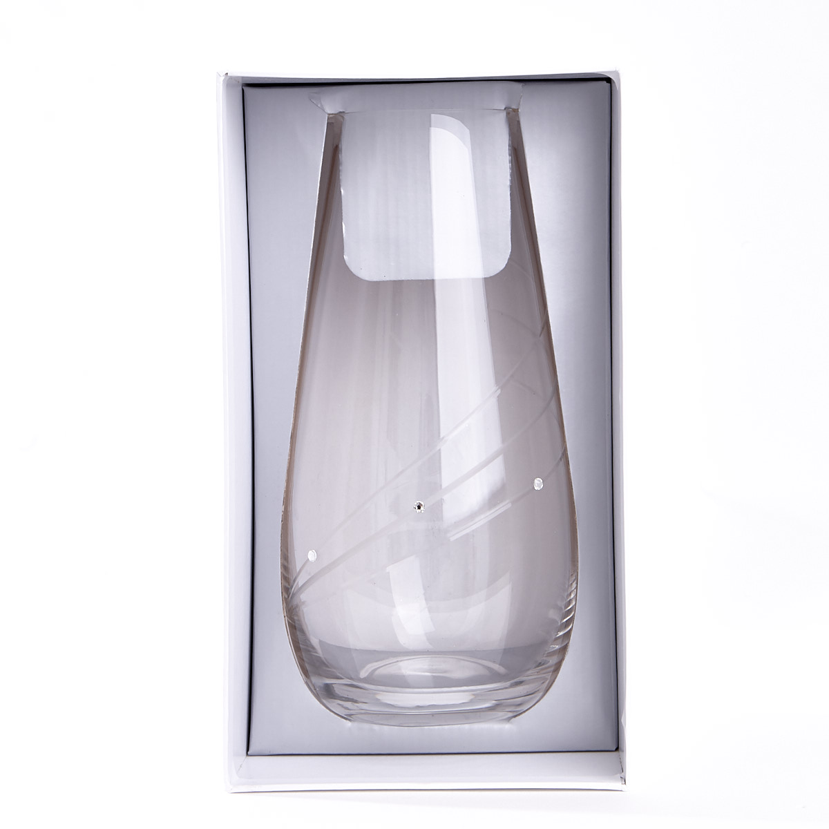 Diamante Glass Vase