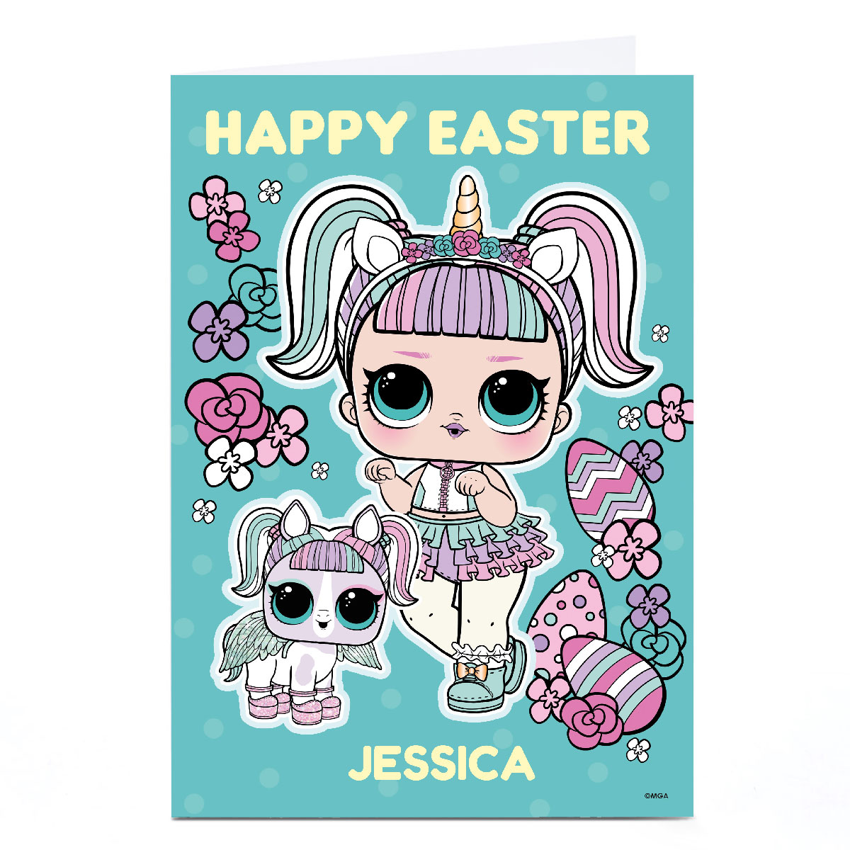 Personalised LOL Easter Card