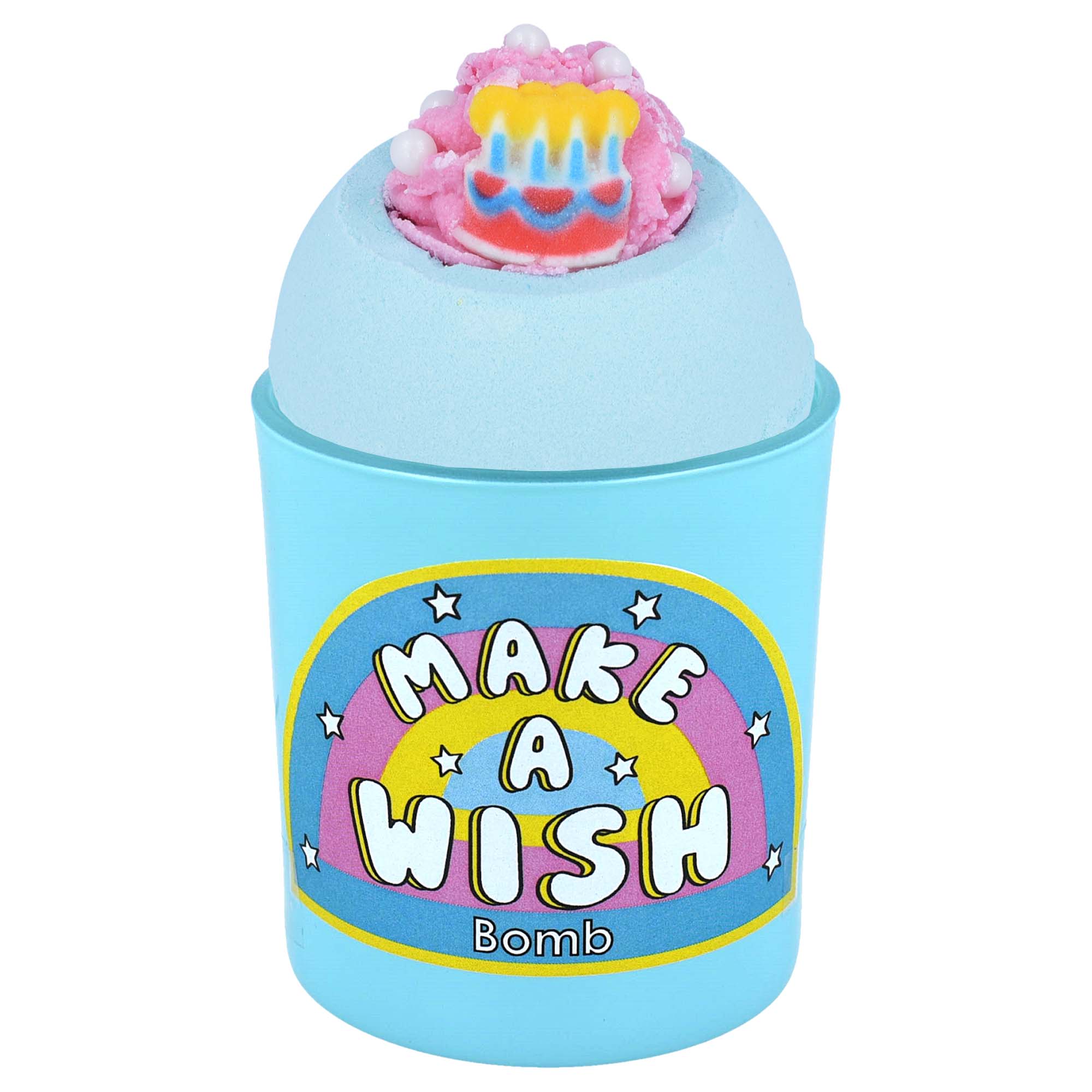 Bomb Cosmetics Make a Wish Glow Up Bath Bomb & Candle Duo