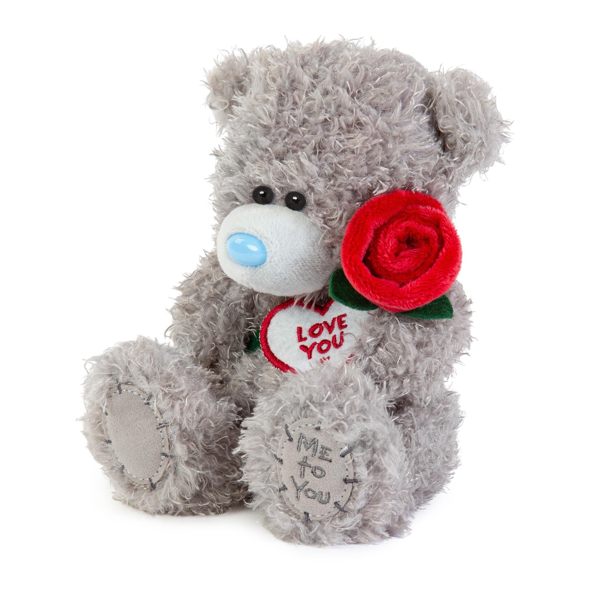 Tatty Teddy Red Rose Love You Plush